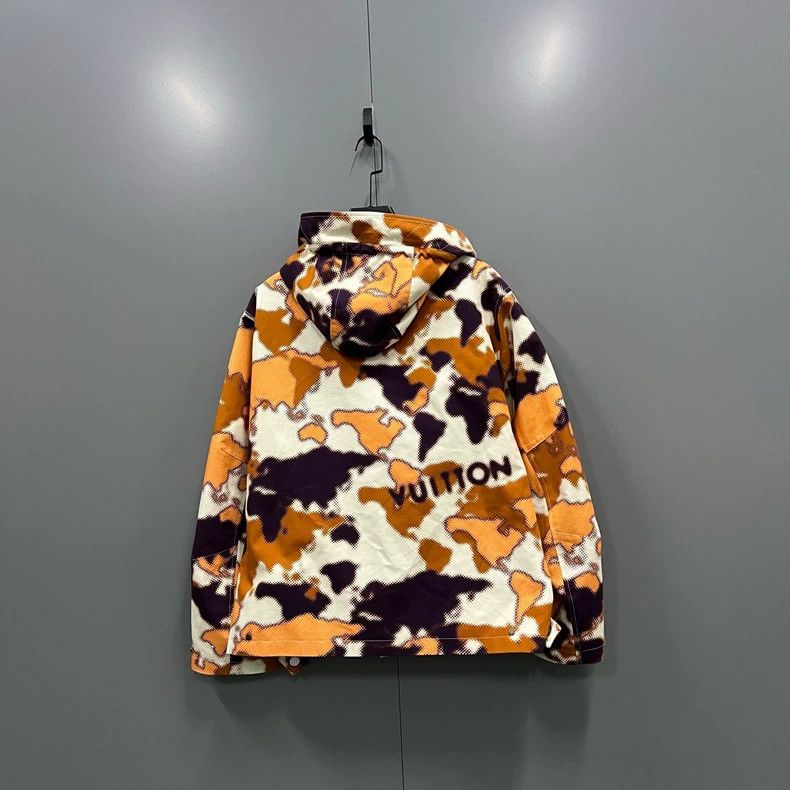 Louis Vuitton Louis Vuitton Map Print Hooded Jacket 2501-Nextarrow Size US M / EU 48-50 / 2 - 2 Thumbnail