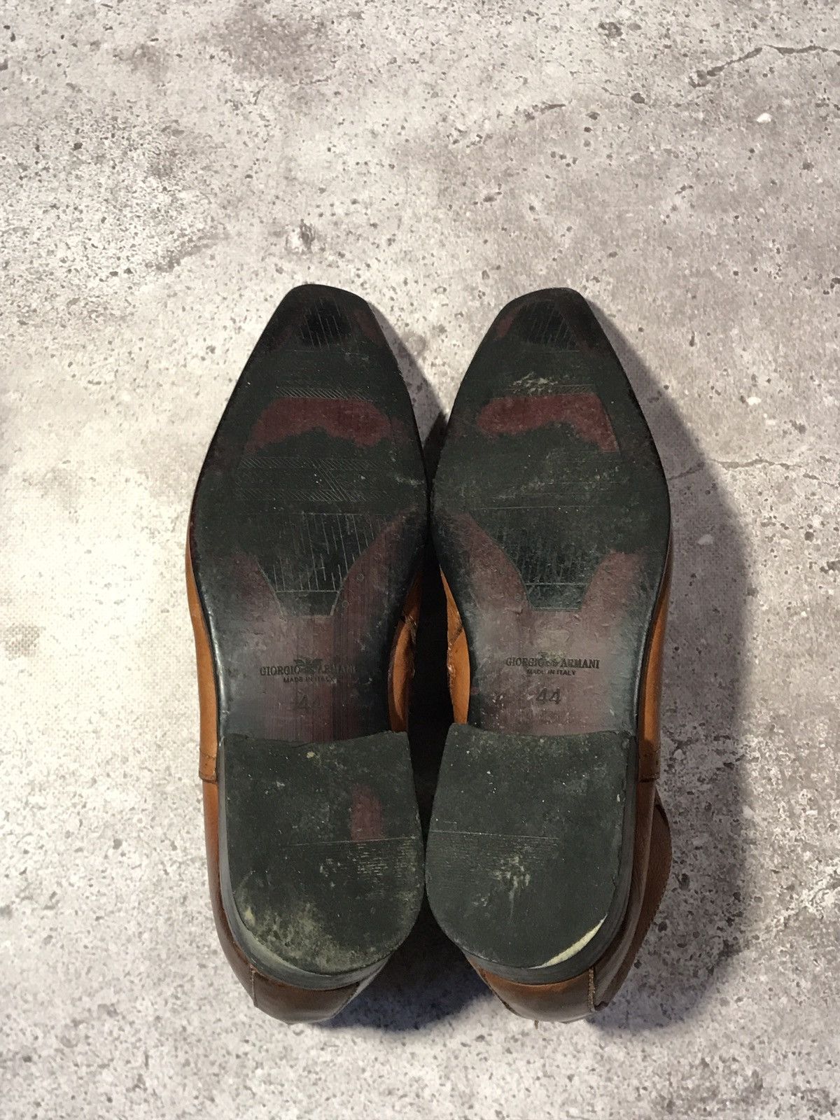 Giorgio Armani × Vintage Vintage Giorgio Armani Leather Boots – Classic Italian 9,5 Size US 9 / EU 42 - 7 Thumbnail