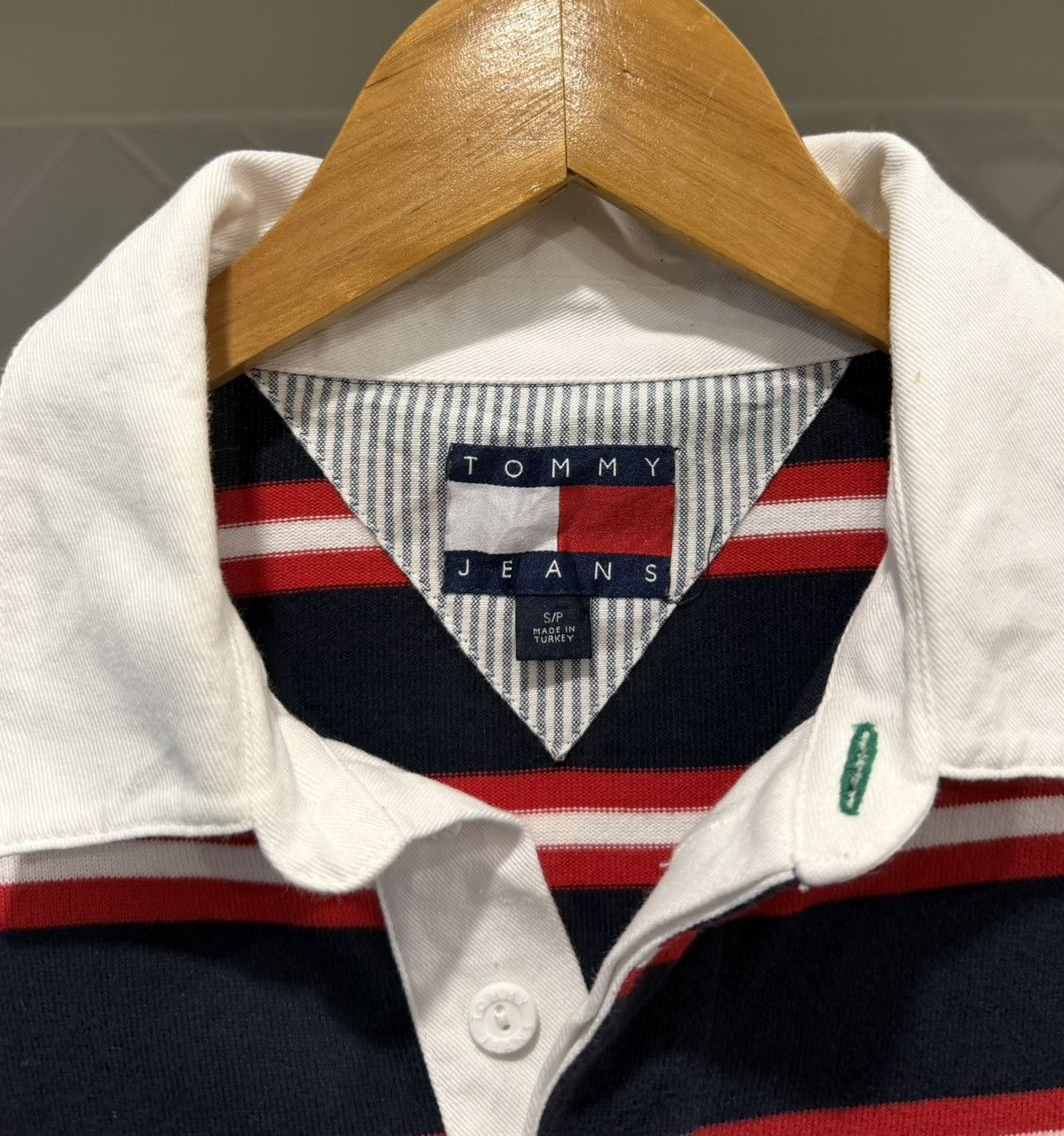 Tommy Hilfiger Tommy Jeans Rugby Men's Red and Navy Polo-shirts Size US S / EU 44-46 / 1 - 8 Thumbnail