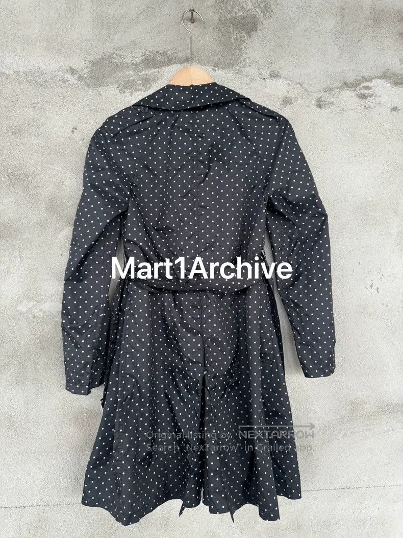 Comme des Garcons Comme Des Garcons Polka Dot Belted Trench Coat Size XS / US 0-2 / IT 36-38 - 2 Thumbnail