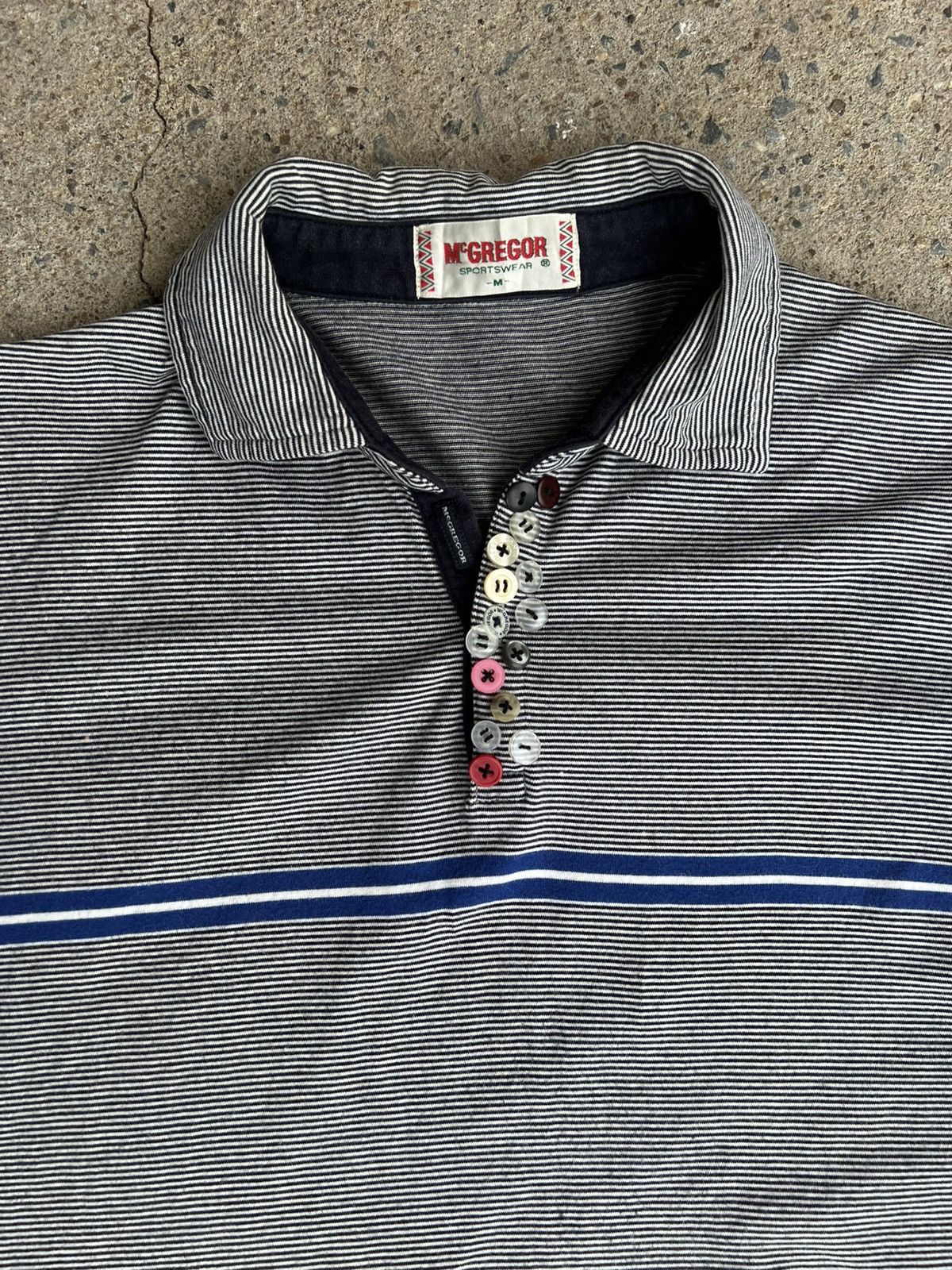 Vintage McGregor Multiple Buttons Polos tee Size US M / EU 48-50 / 2 - 1 Thumbnail