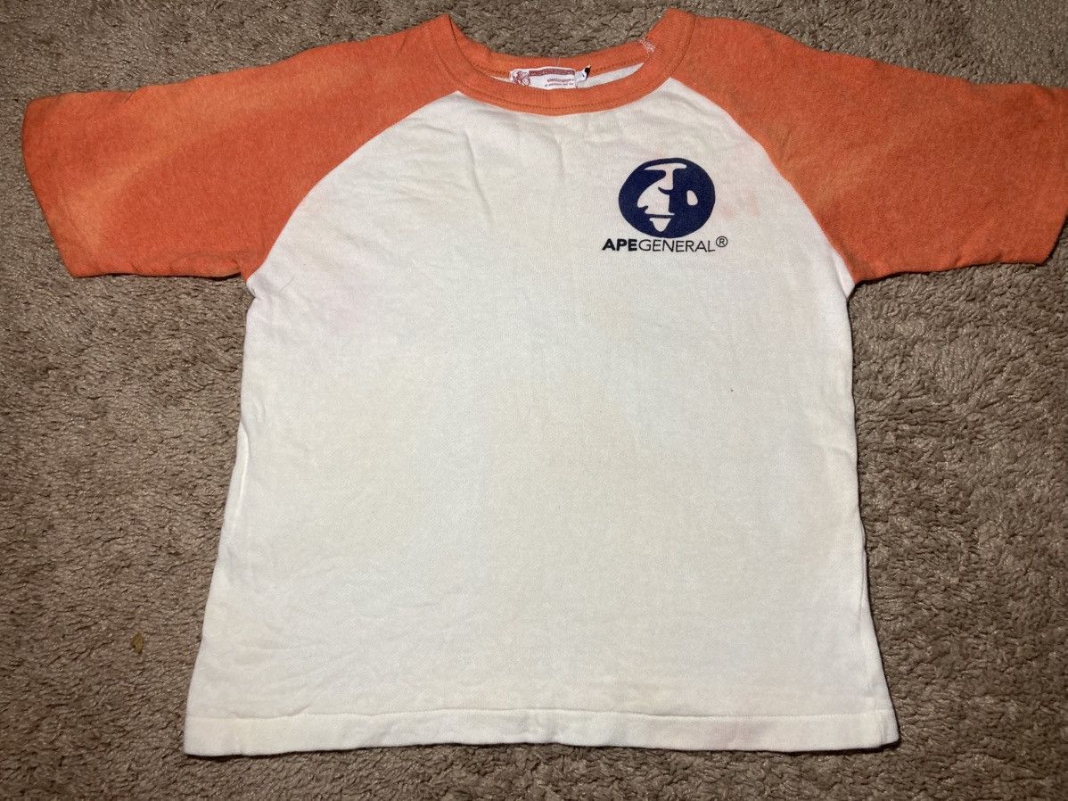 Bape 2000 Bape Raglan Ape General Logo 90s Crop Can Nigo OG Size US S / EU 44-46 / 1 - 2 Thumbnail