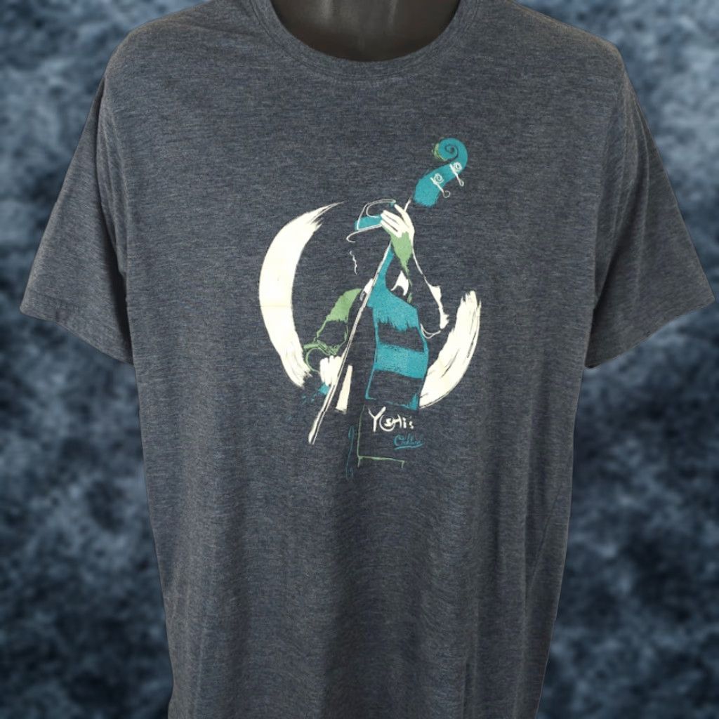 Next Level Yoshis Oakland T Shirt Mens Large Gray Japanese Jazz Stand Up Bass Music Next Level Crew Neck Short Sleeve Travel Souvenir Size US L / EU 52-54 / 3 - 1 Thumbnail