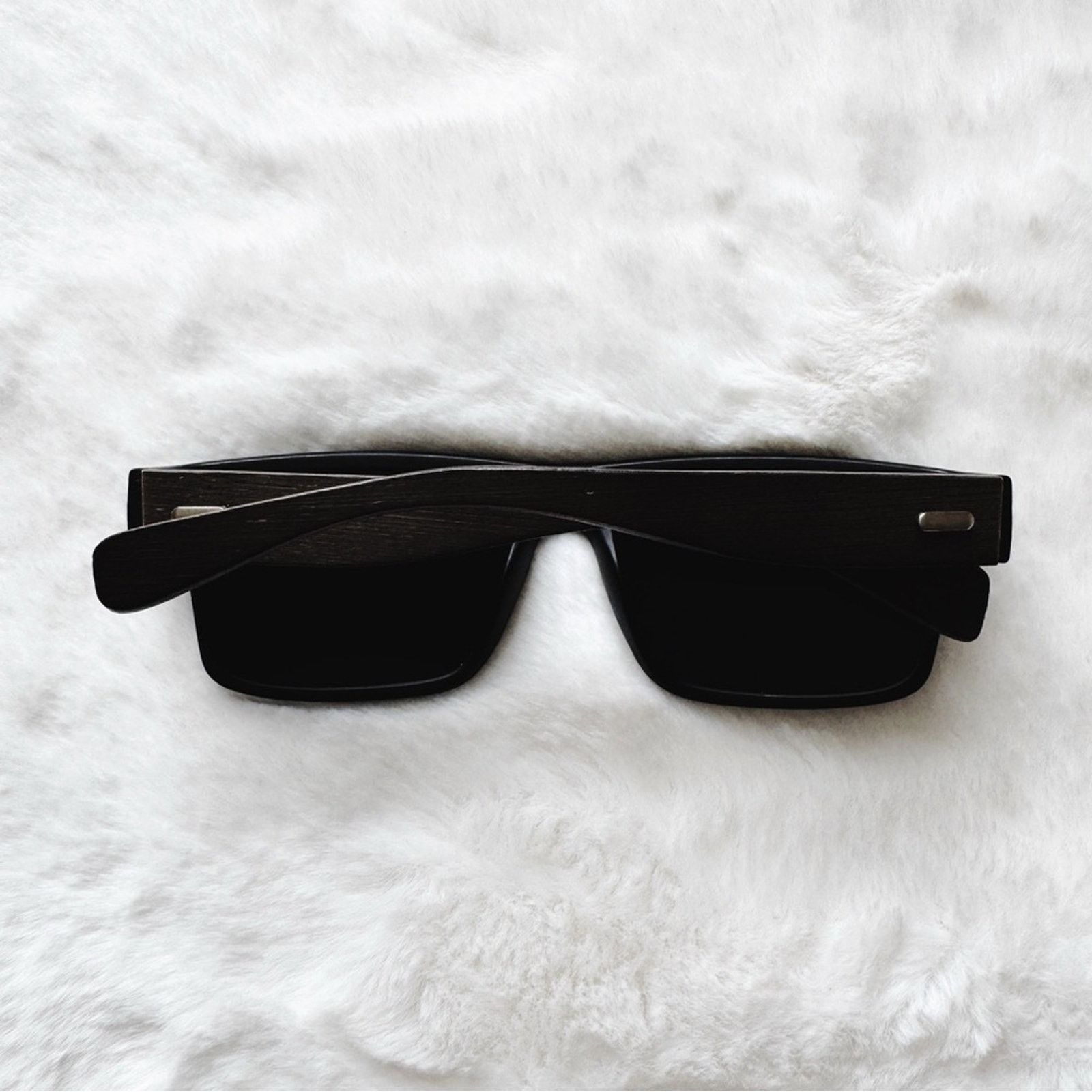 Other Juna Blue & Black Wood Sunglasses Size ONE SIZE - 11 Thumbnail
