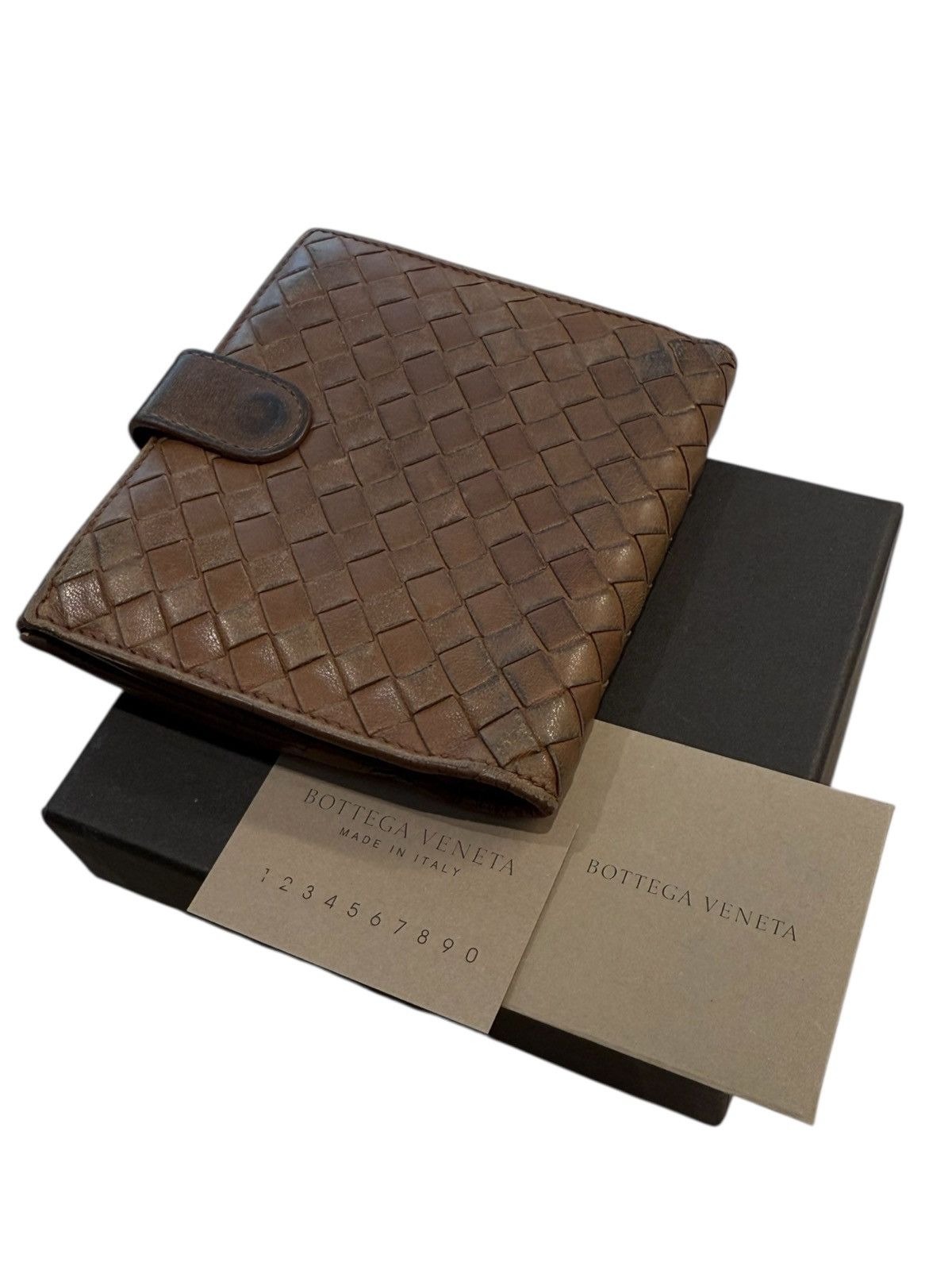 Bottega Veneta Bottega Veneta mens brown bifold wallet Size ONE SIZE - 3 Thumbnail