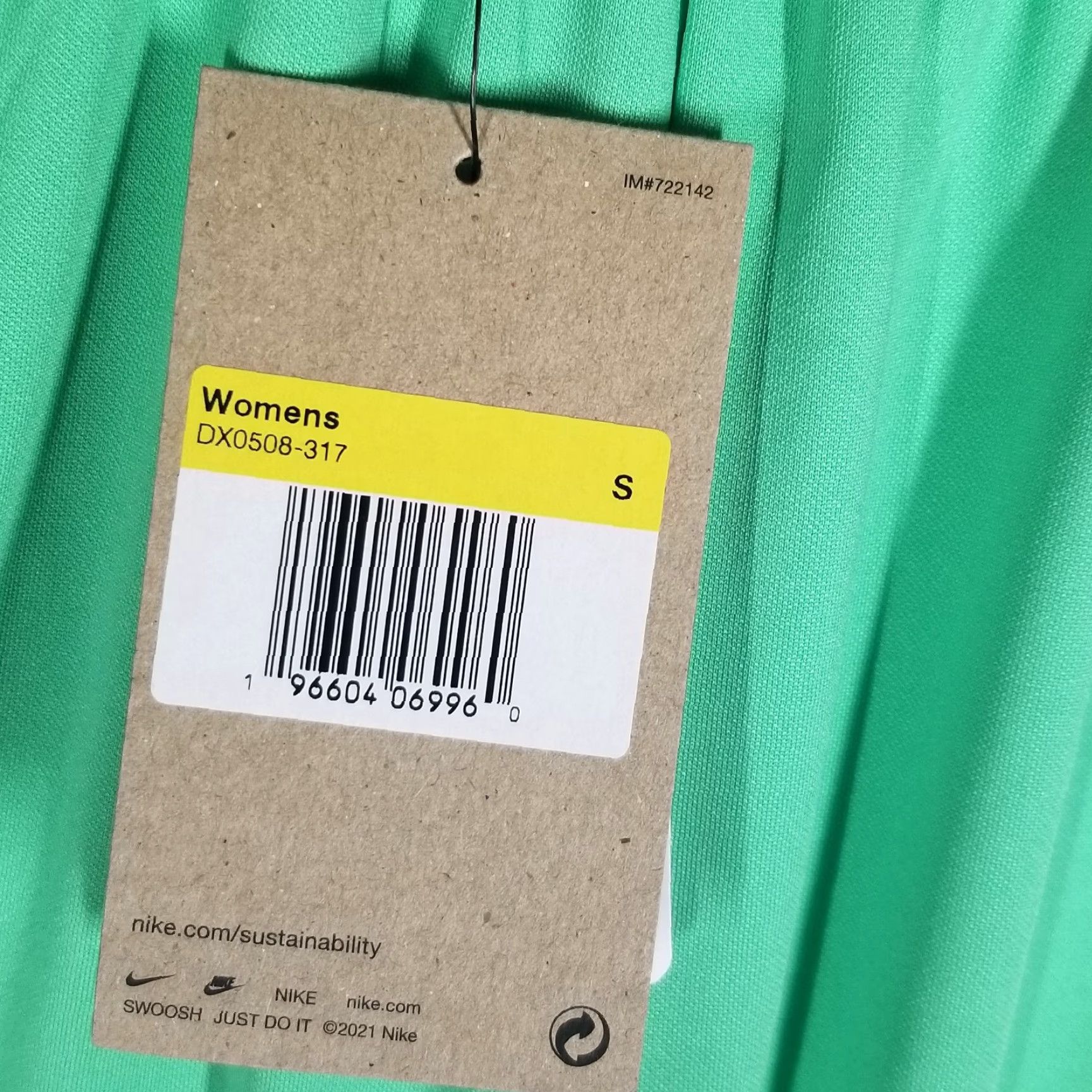 Nike Nike Dri-Fit Women Soccer Pants Athletic Nike Academy DX0508-317 Black Neon Jade Striped Pockets Regular S Size 28" / US 6 / IT 42 - 3 Thumbnail