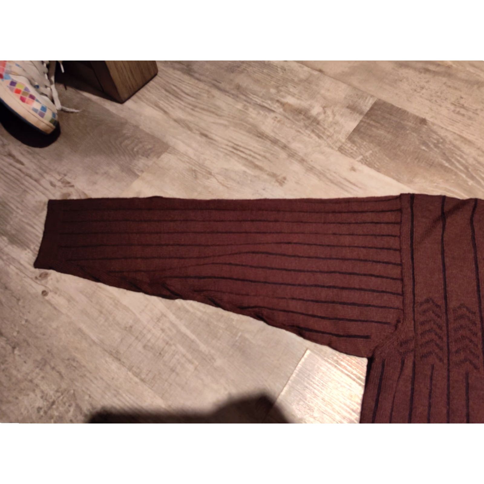 MILLY VINTAGE Kerry Traditions Ireland Mens Sweater Pullover 100% New Wool Brown Crew Neck Casual Winter Fall Spring 80s 90s Size US L / EU 52-54 / 3 - 6 Thumbnail