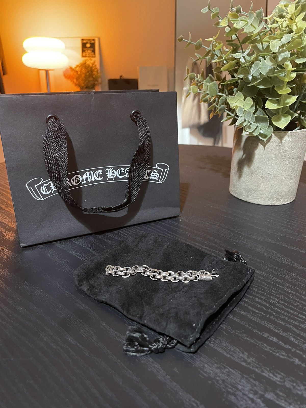 Chrome Hearts Paper Chain 6.5 inches bracelet
