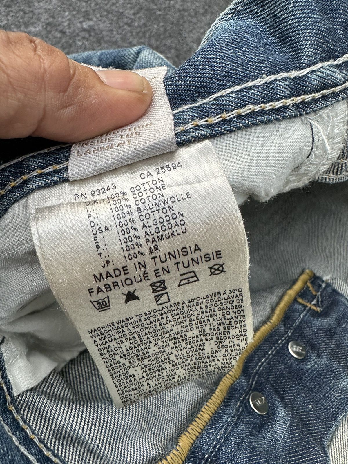 Diesel × Vintage Diesel Turbo Faded Washed Distressed Denim D2 Size US 32 / EU 48 - 17 Thumbnail