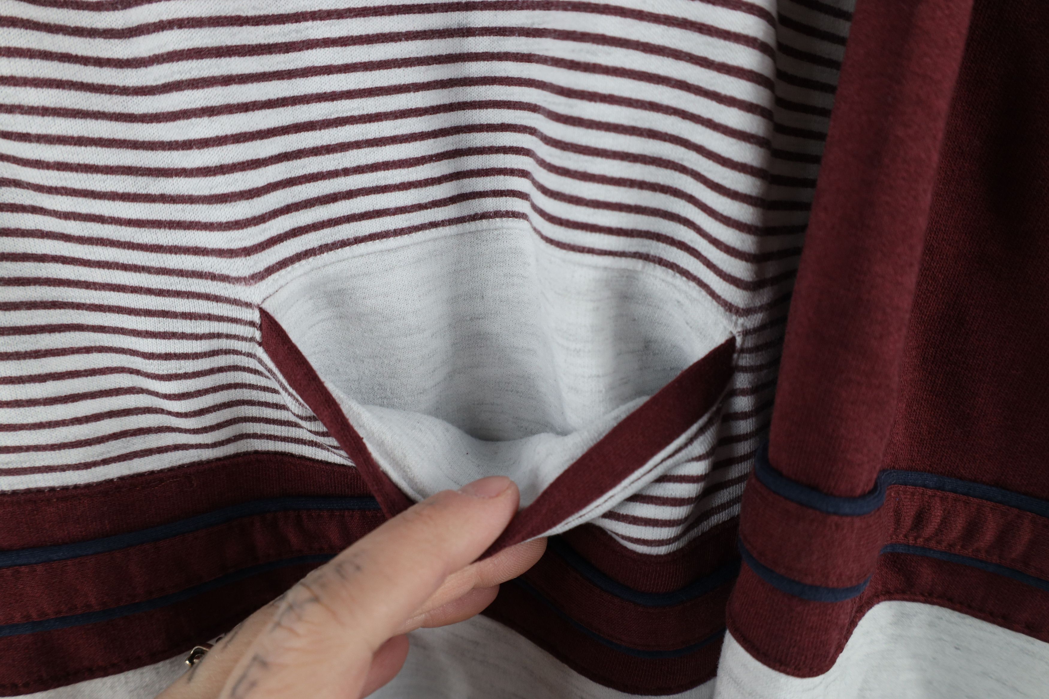 Vintage Vintage 90s Streetwear Block Pullover Long Sleeve Rugby Polo Size US XL / EU 56 / 4 - 6 Thumbnail