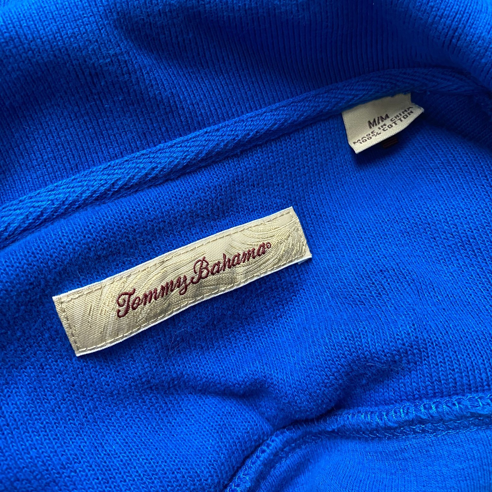 Tommy Bahama Tommy Bahama Mens Size M Blue Pullover Sweater Size US M / EU 48-50 / 2 - 2 Thumbnail