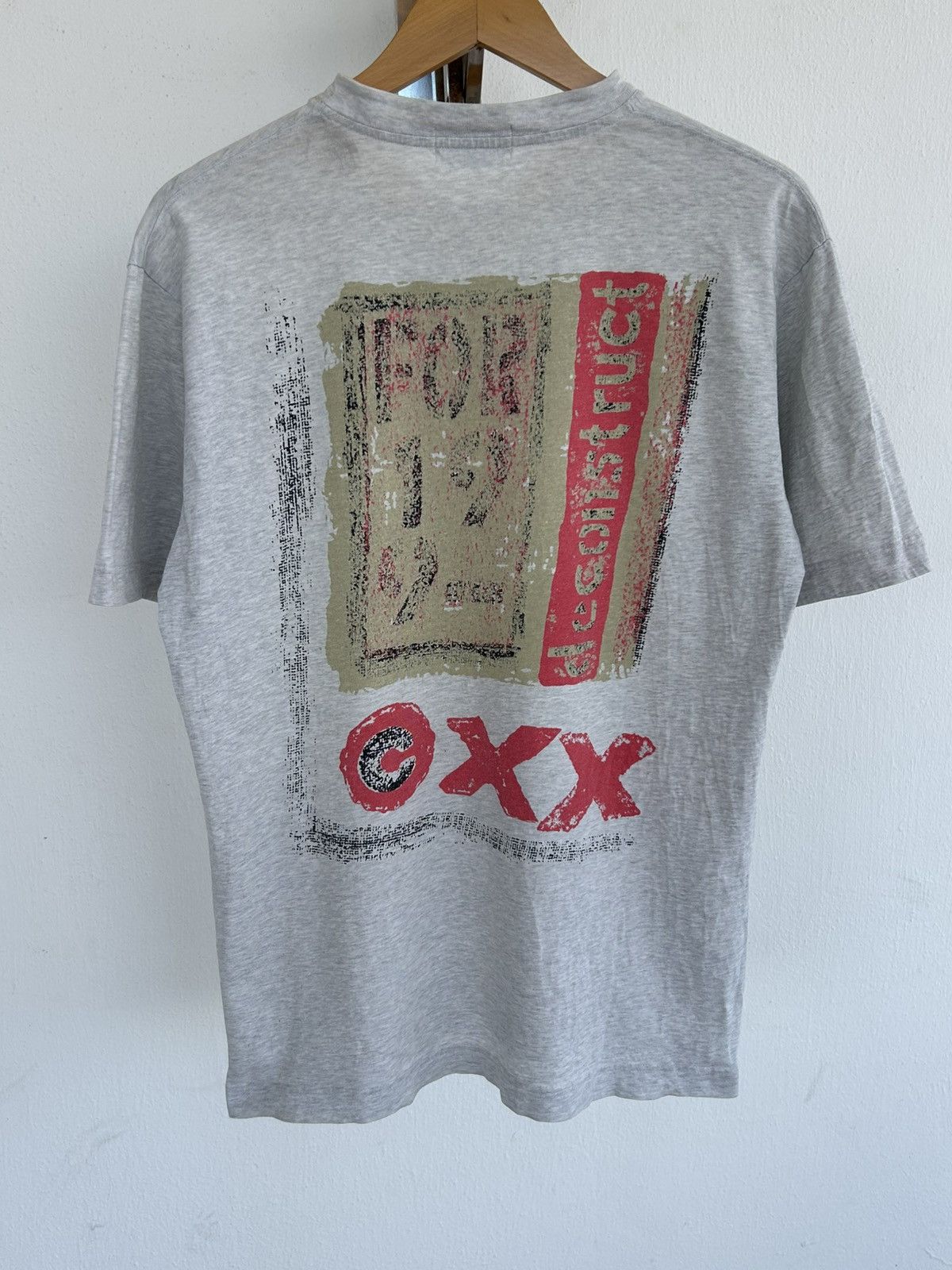 Issey Miyake Ixiz Deconstruct Japan Vneck Gray Tee Size US L / EU 52-54 / 3 - 1 Thumbnail