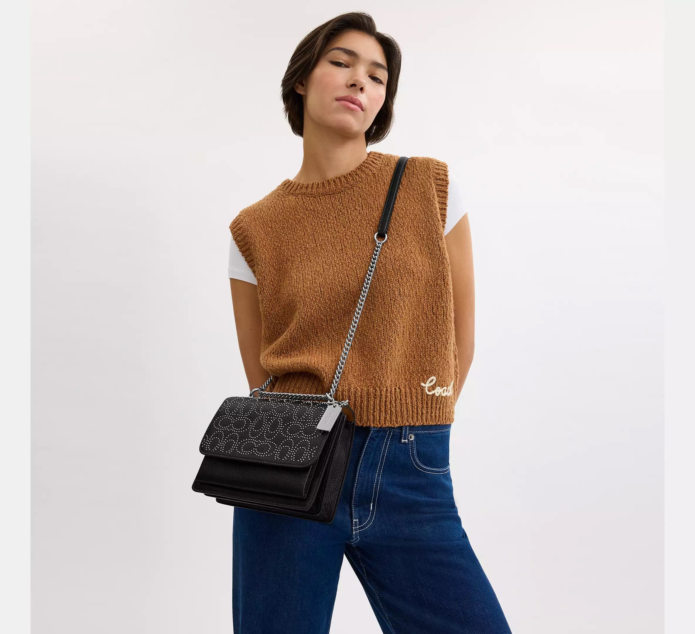 Coach NWT Coach Klare Crossbody Bag With Signature Rivets CX260 Size ONE SIZE - 10 Thumbnail