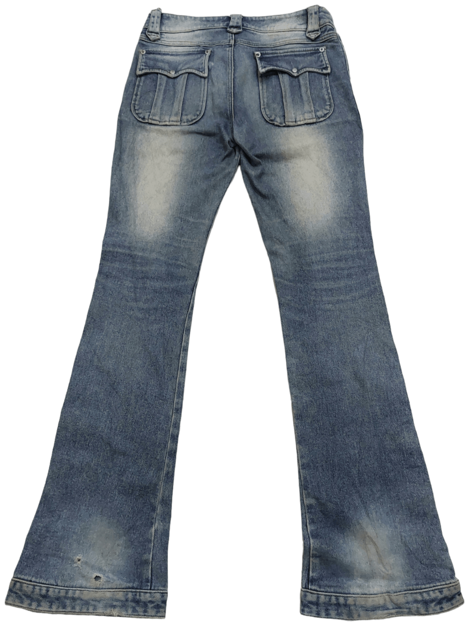Designer × Japanese Brand Algonquins Wide Leg Zipper Low Rise Unisex PantsDenim Size US 30 / EU 46 - 11 Thumbnail