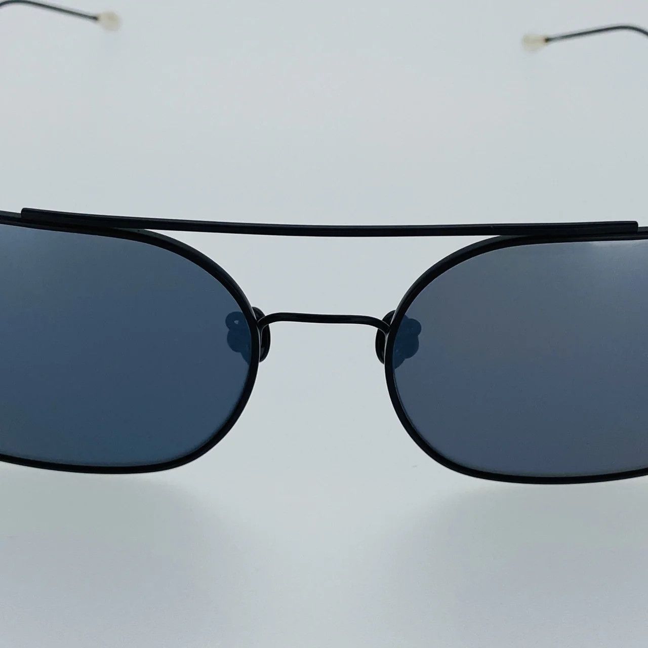 Ann Demeulemeester Ann Demeulemeester Sunglasses Matte Black and Silver Size ONE SIZE - 5 Thumbnail