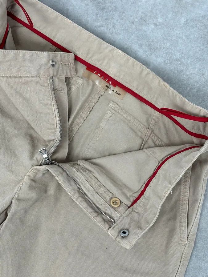 Prada 2000s Prada Beige Classy Chinos Pants Size US 32 / EU 48 - 8 Thumbnail