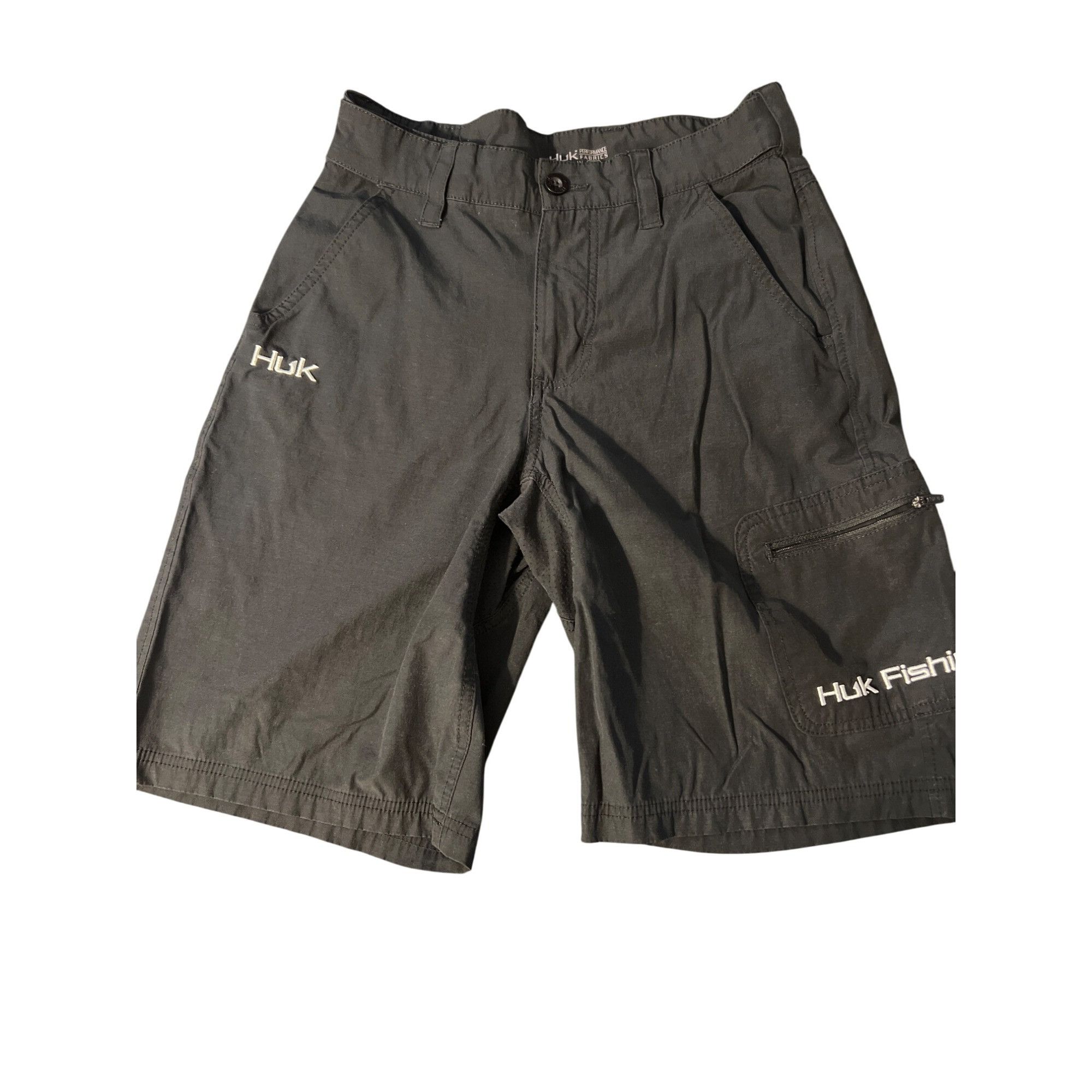 Other Huk Mens Performance Fishing Shorts Cargo Black Pockets Util Size US 29 - 1 Thumbnail