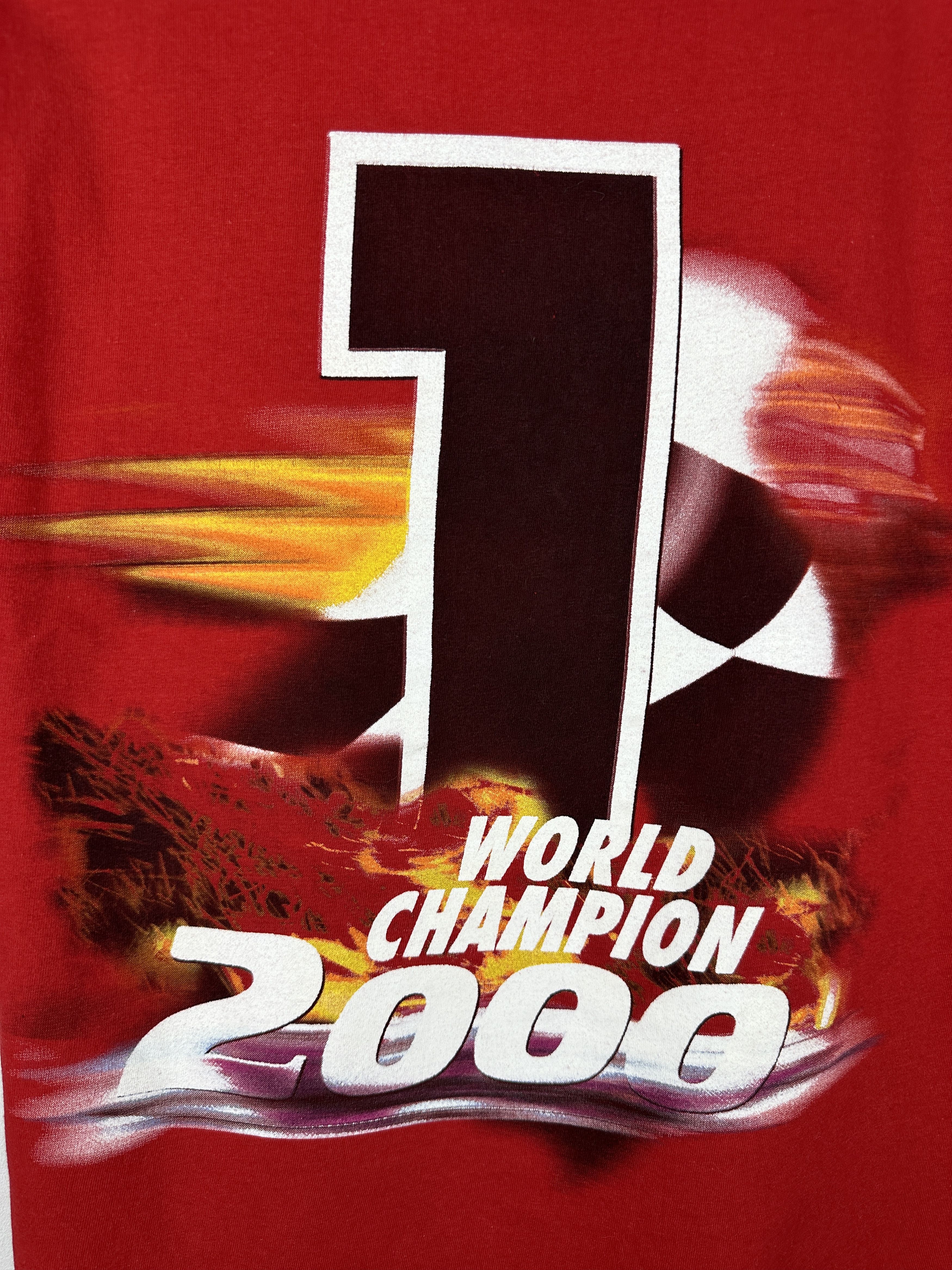 Formula 1 Vintage Michael Schumacher World Champion Graphic T Shirt Size US L / EU 52-54 / 3 - 6 Thumbnail