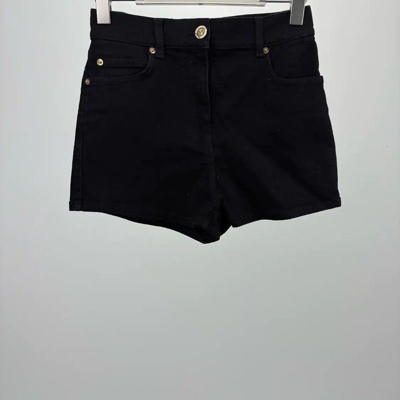Versace Versace Women's Black Shorts Size S 0089 Size 23" - 1 Thumbnail