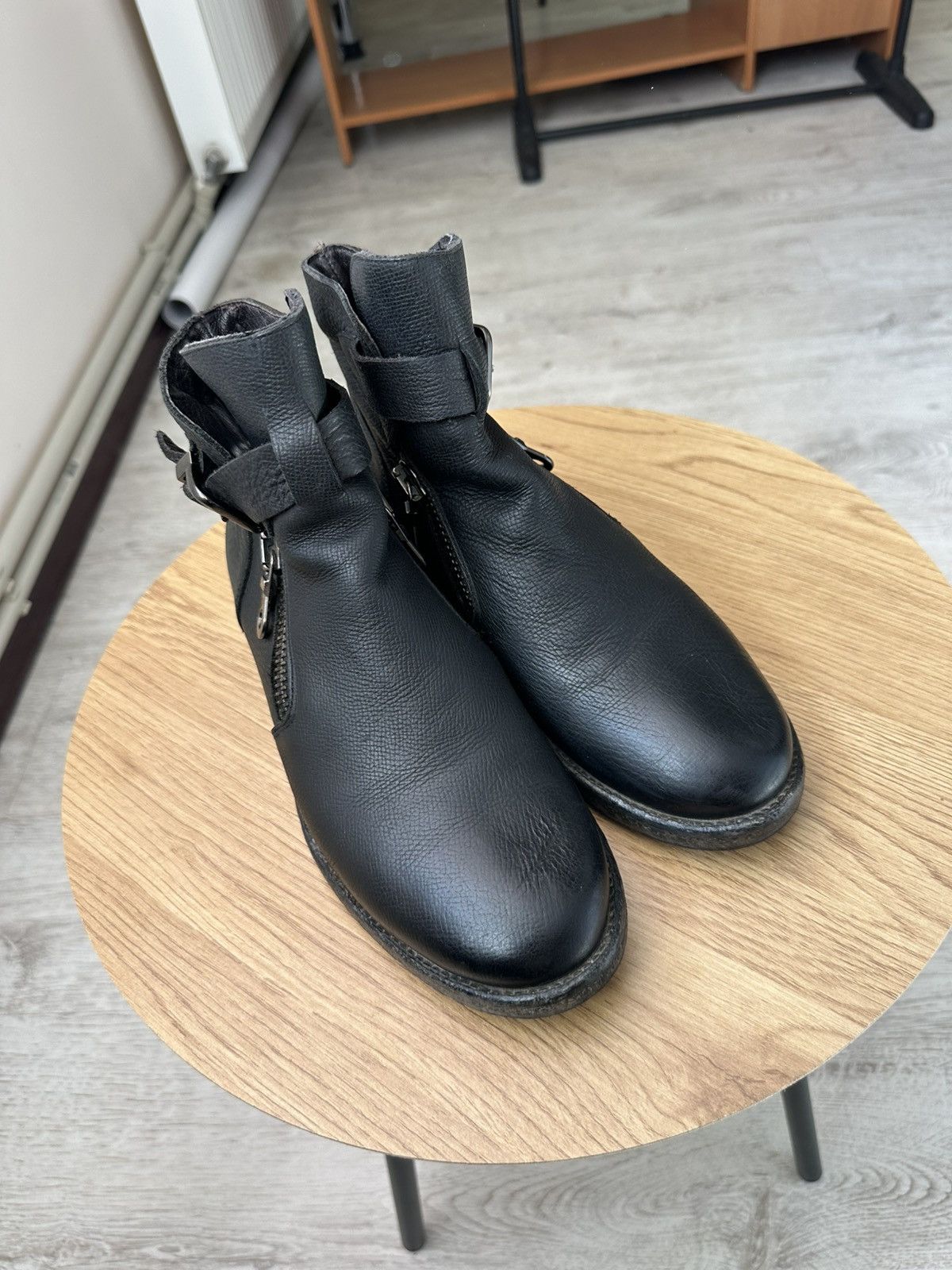 Other Vintage Lavorazione Artigiana Hand Made Woman Ankle Boots Size US 8 / IT 38 - 9 Thumbnail