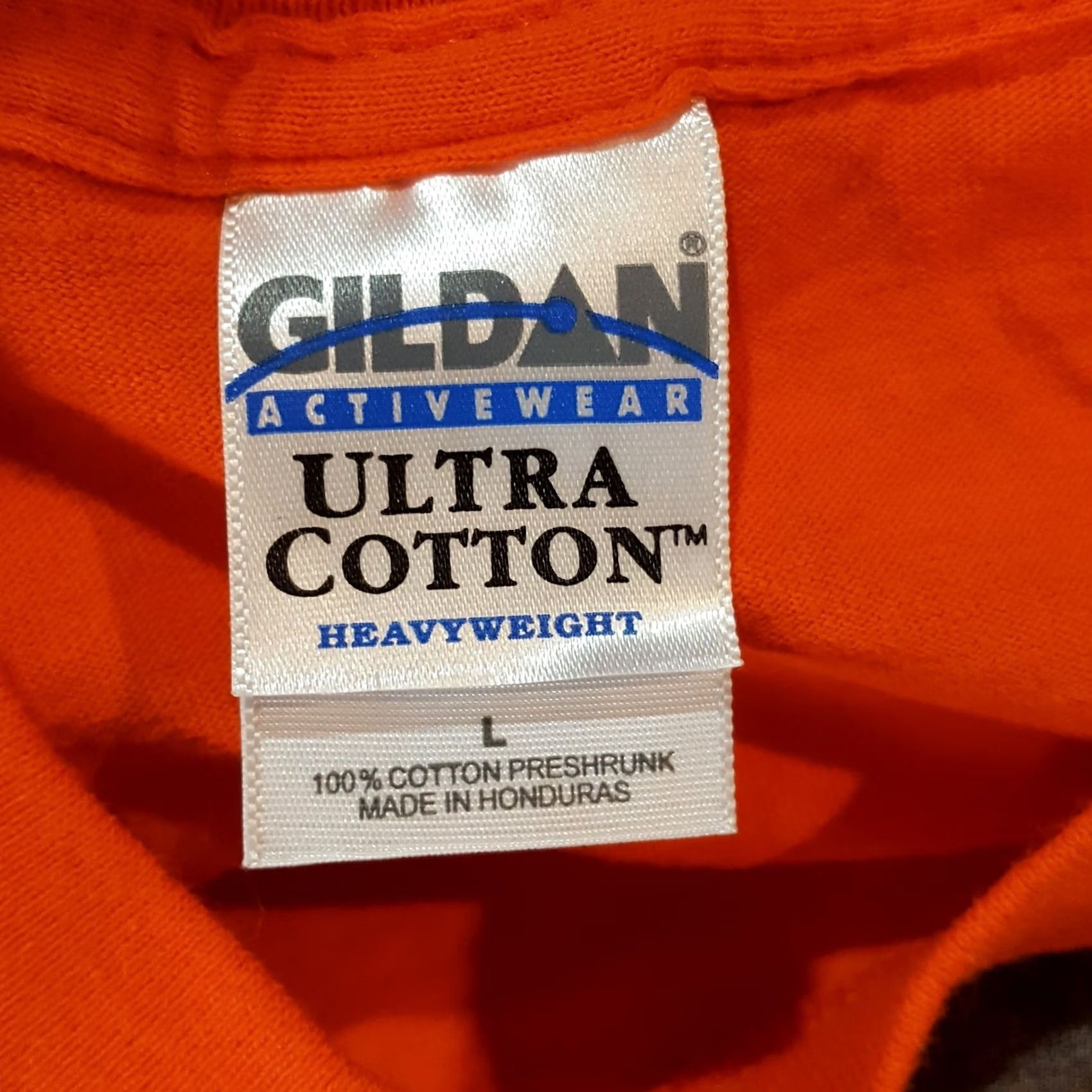 Gildan VINTAGE NASCAR Bristol Y2K Men's Large Orange Retro Racing T Shirt Car Auto Sharpie Size US L / EU 52-54 / 3 - 7 Thumbnail