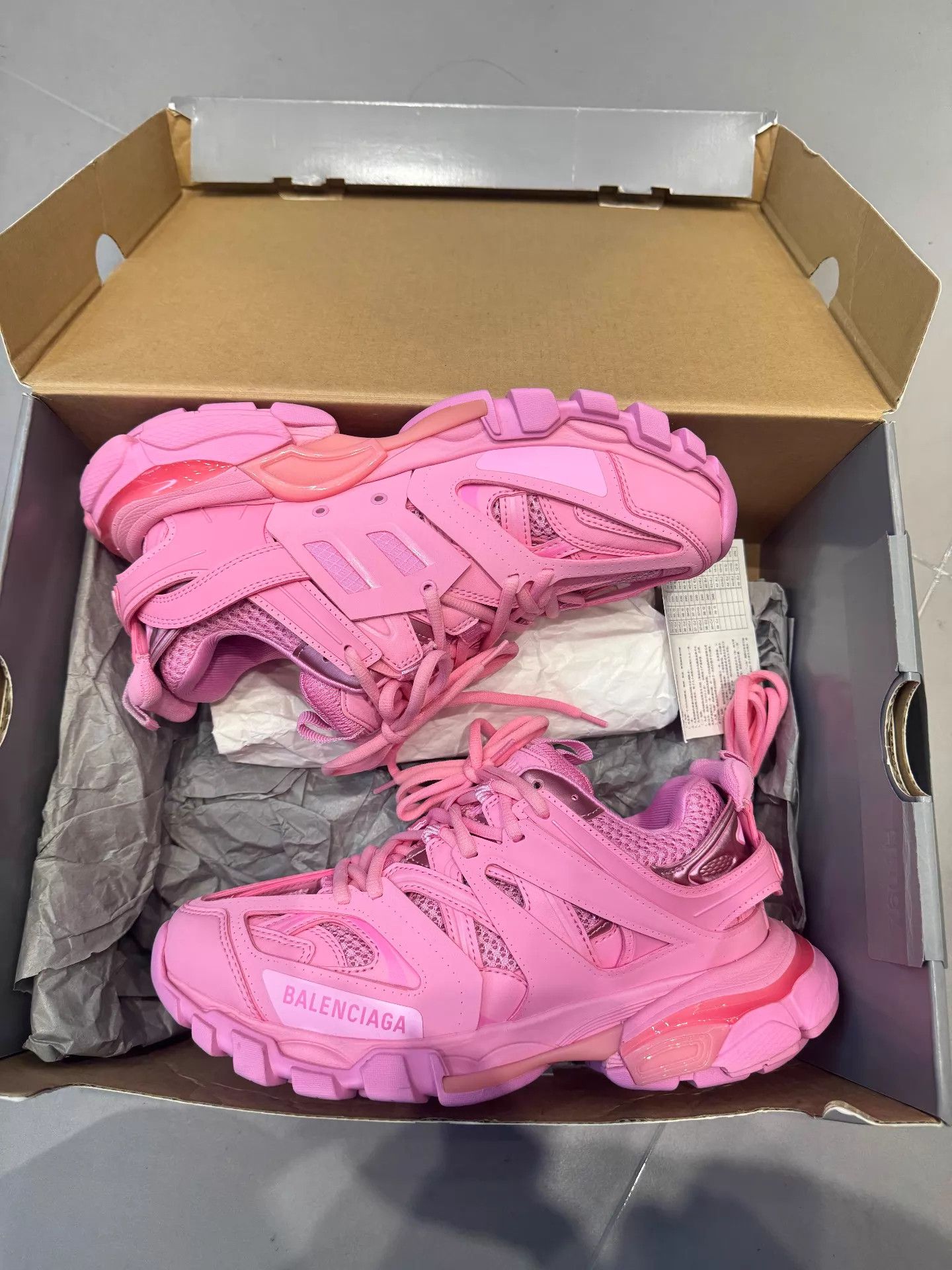 Balenciaga Balenciaga Track Pink Women's 38 EU Sneaker Size US 7.5 / IT 37.5 - 1 Thumbnail