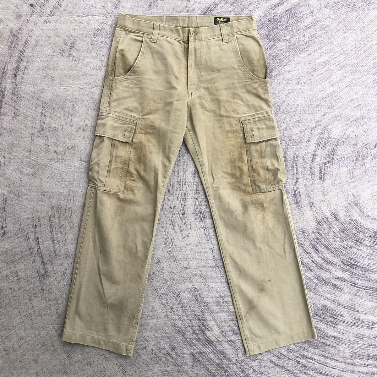 Japanese Brand × Oshkosh × Vintage Faded Cargo Pants OshKosh With 6 Pocket Size US 33 - 1 Thumbnail