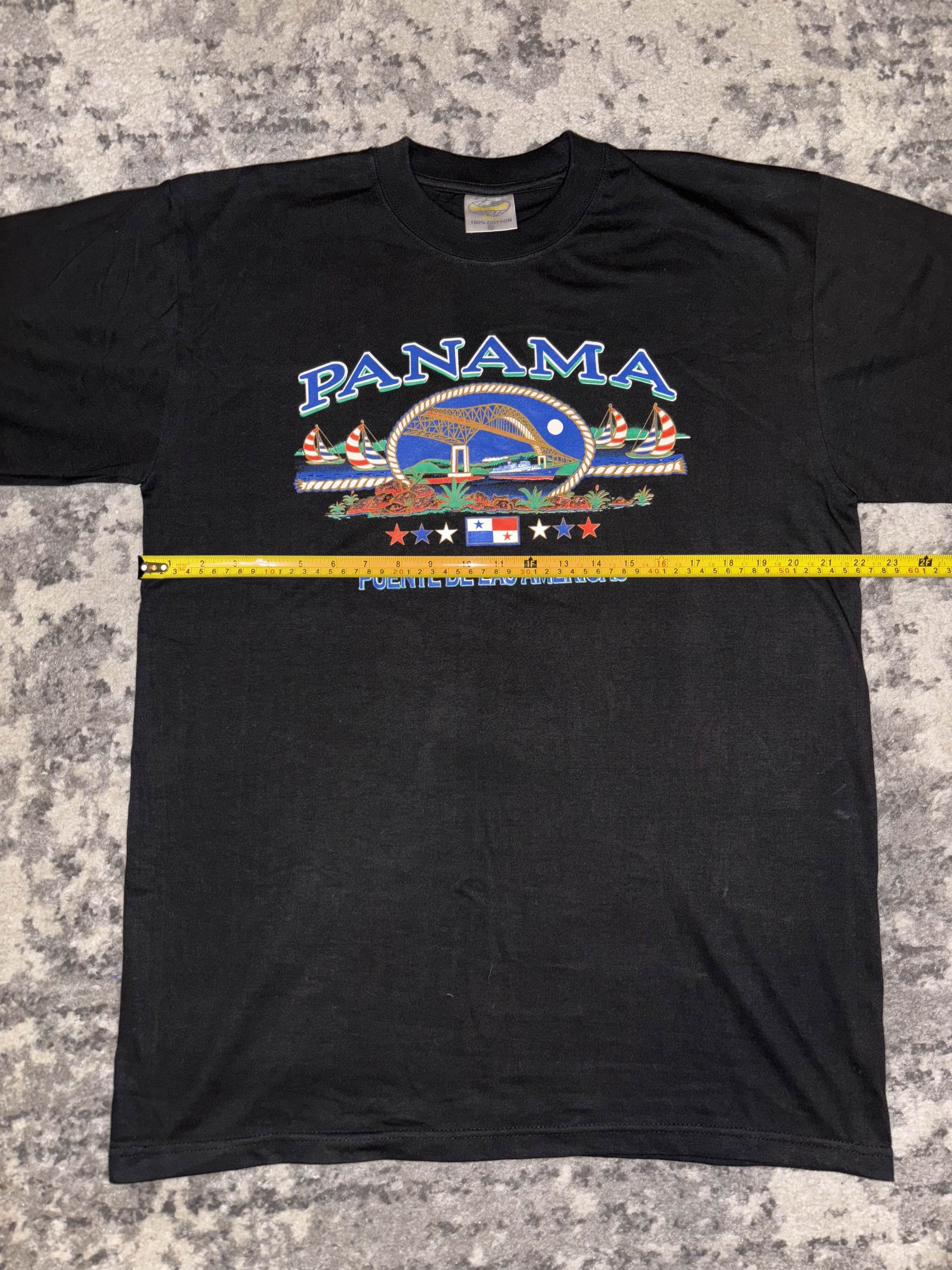 Vintage Panama Puente De Las America Graphic Tee Size US XXL / EU 58 / 5 - 6 Thumbnail