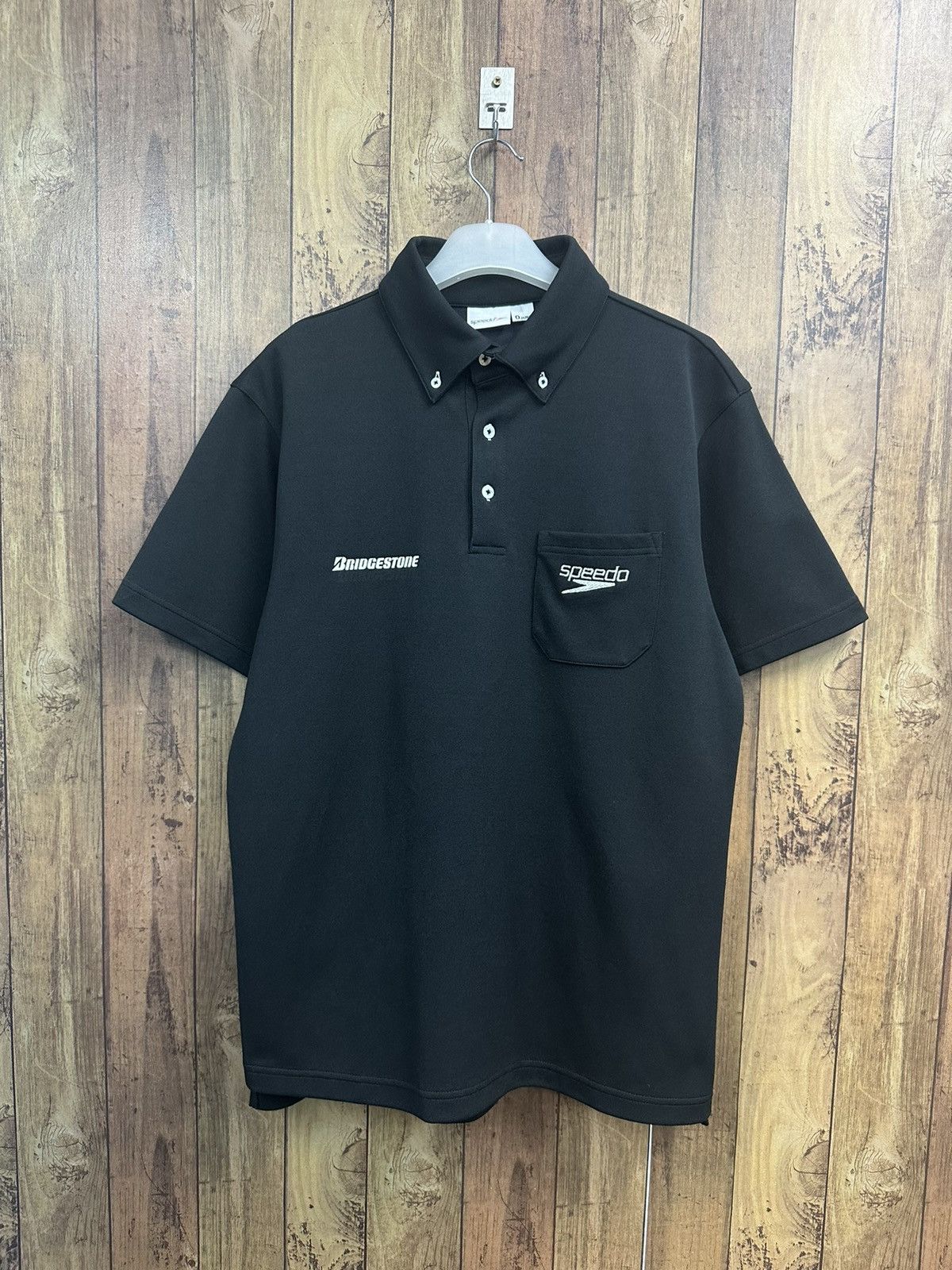 Speedo Vintage Speedo x Bridgestone Polo Tee A268 Size US M / EU 48-50 / 2 - 1 Thumbnail