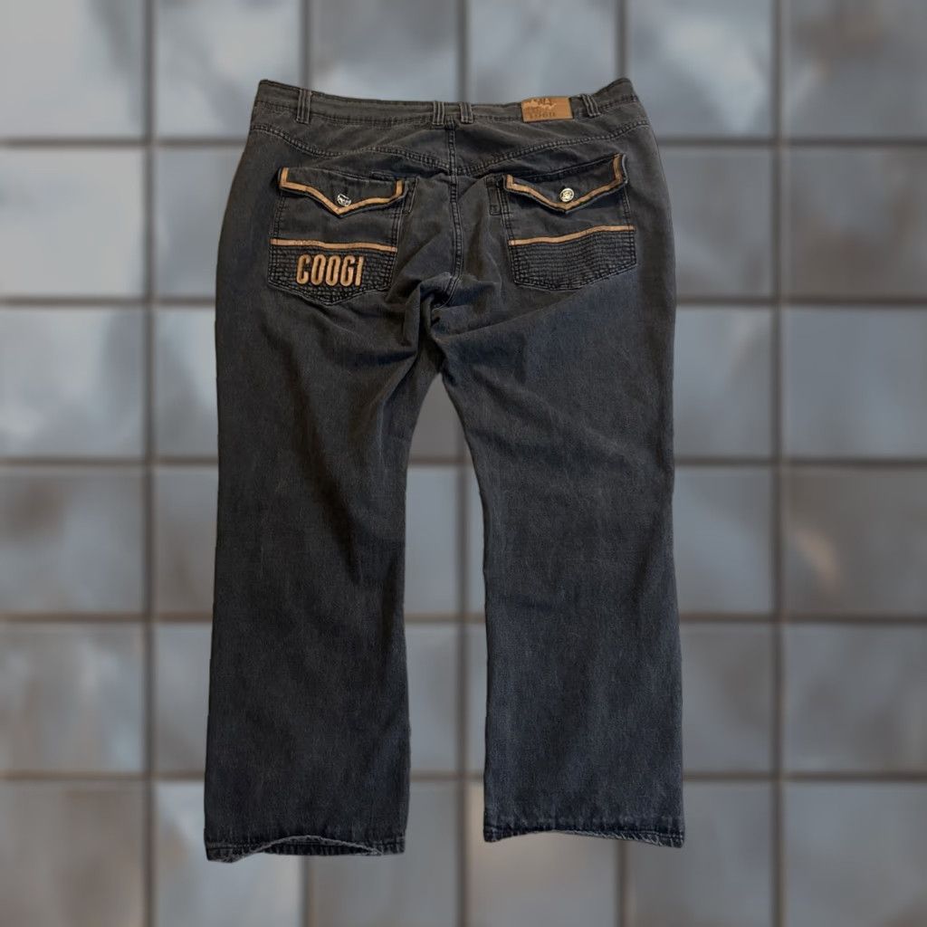 Coogi VINTAGE Coogi Denim Jeans Embroidered 90s Y2K Black Men’s 50x34 HTF Size US 34 / EU 50 - 1 Thumbnail