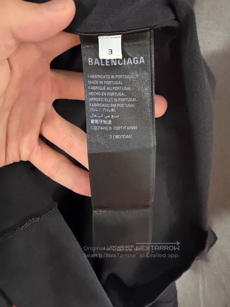 Balenciaga Balenciaga Black Prohibited Band Short Sleeve Size US L / EU 52-54 / 3 - 4 Thumbnail