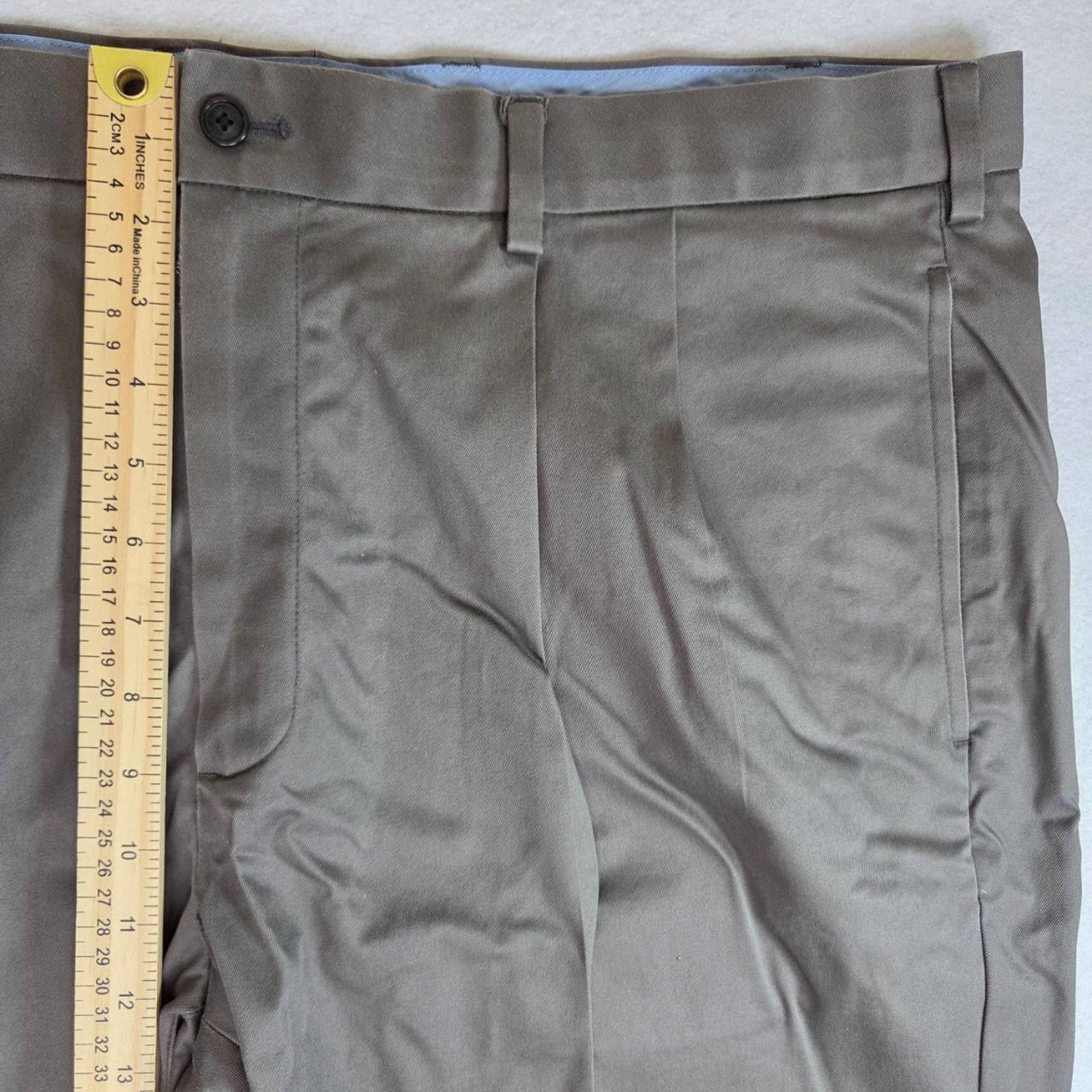 Brooks Brothers Brooks Brothers Elliott Fit Mens 42x32 Gray Dress Pants Size US 42 / EU 58 - 12 Thumbnail