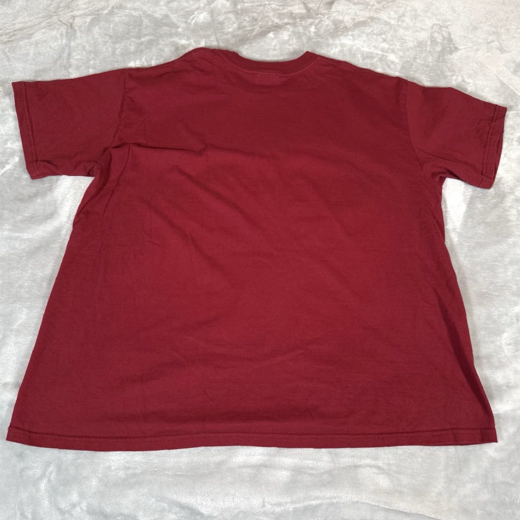 Nike Vintage Nike Embroidered Swoosh Logo T Shirt Mens 2XL Cropped Fit Dark Red Y2K Size US XXL / EU 58 / 5 - 4 Thumbnail