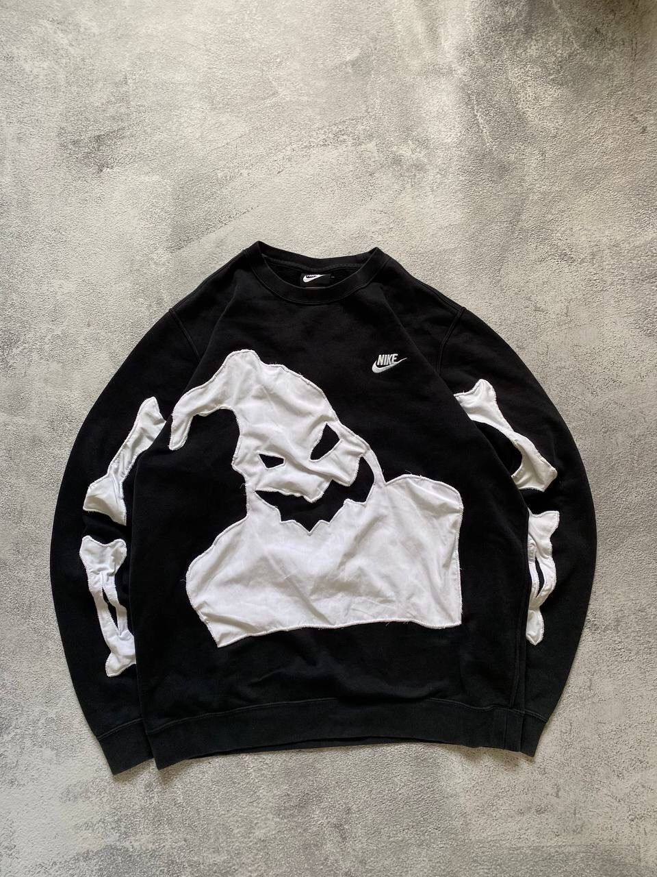 Carhartt Nike custom ghost 👻 Skeleton Y2k sweatshirt Size US M / EU 48-50 / 2 - 1 Thumbnail