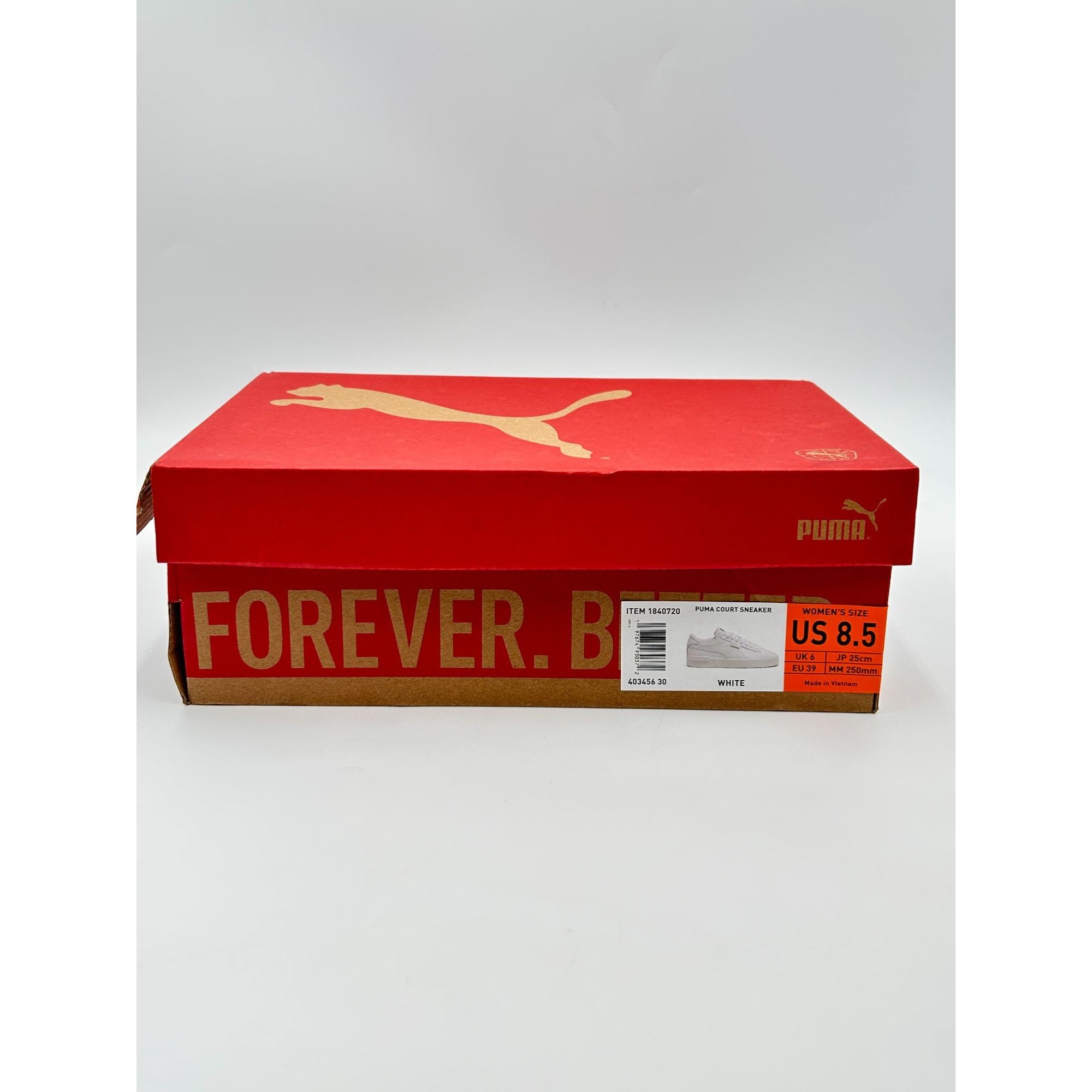 Puma Puma Court Sneaker Women US 8.5 White Leather Platform Casua Size US 8.5 / IT 38.5 - 8 Thumbnail