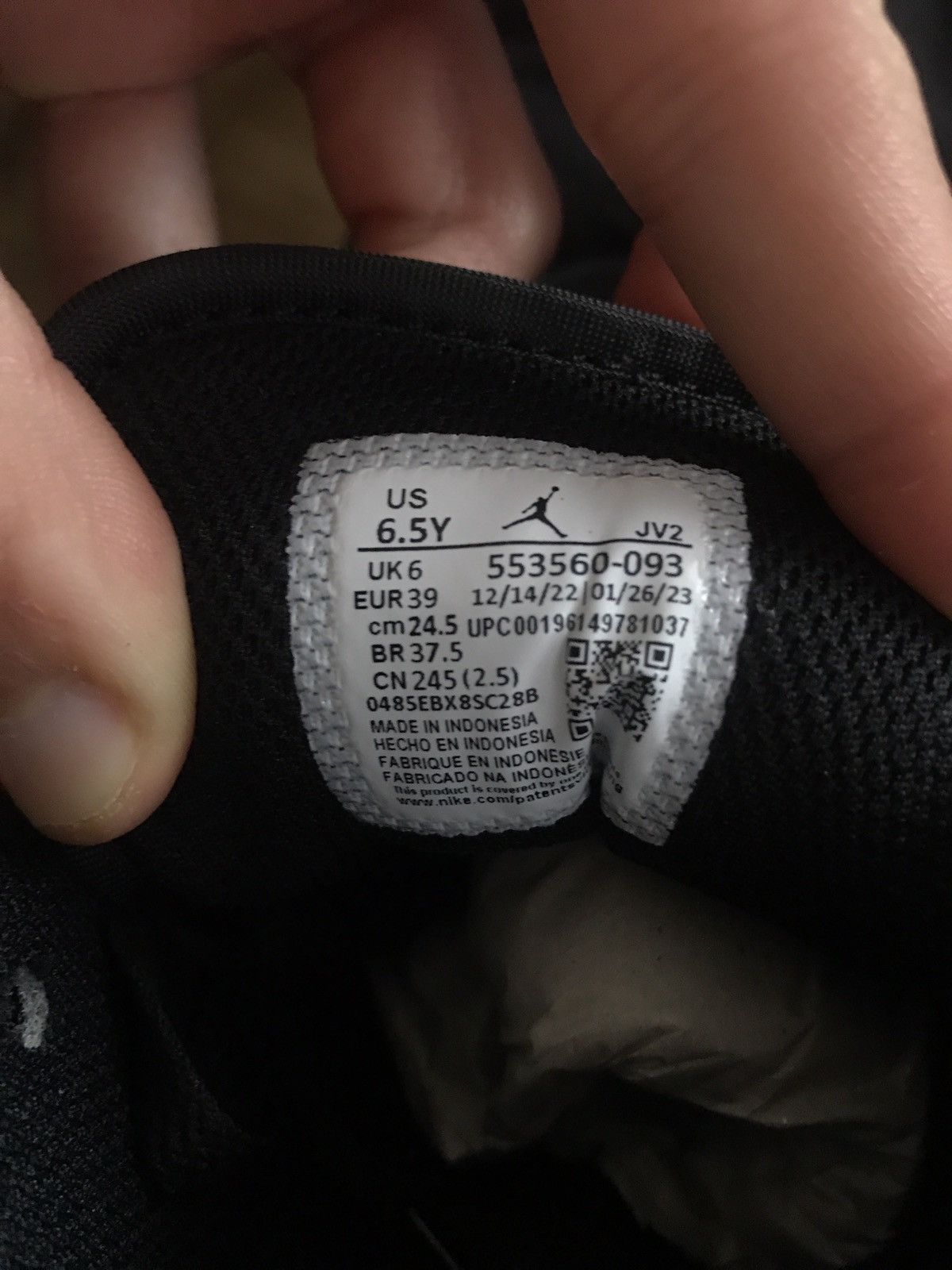 Jordan Brand Jordan 1 Low “Full Black” Size US 9 / IT 39 - 8 Thumbnail