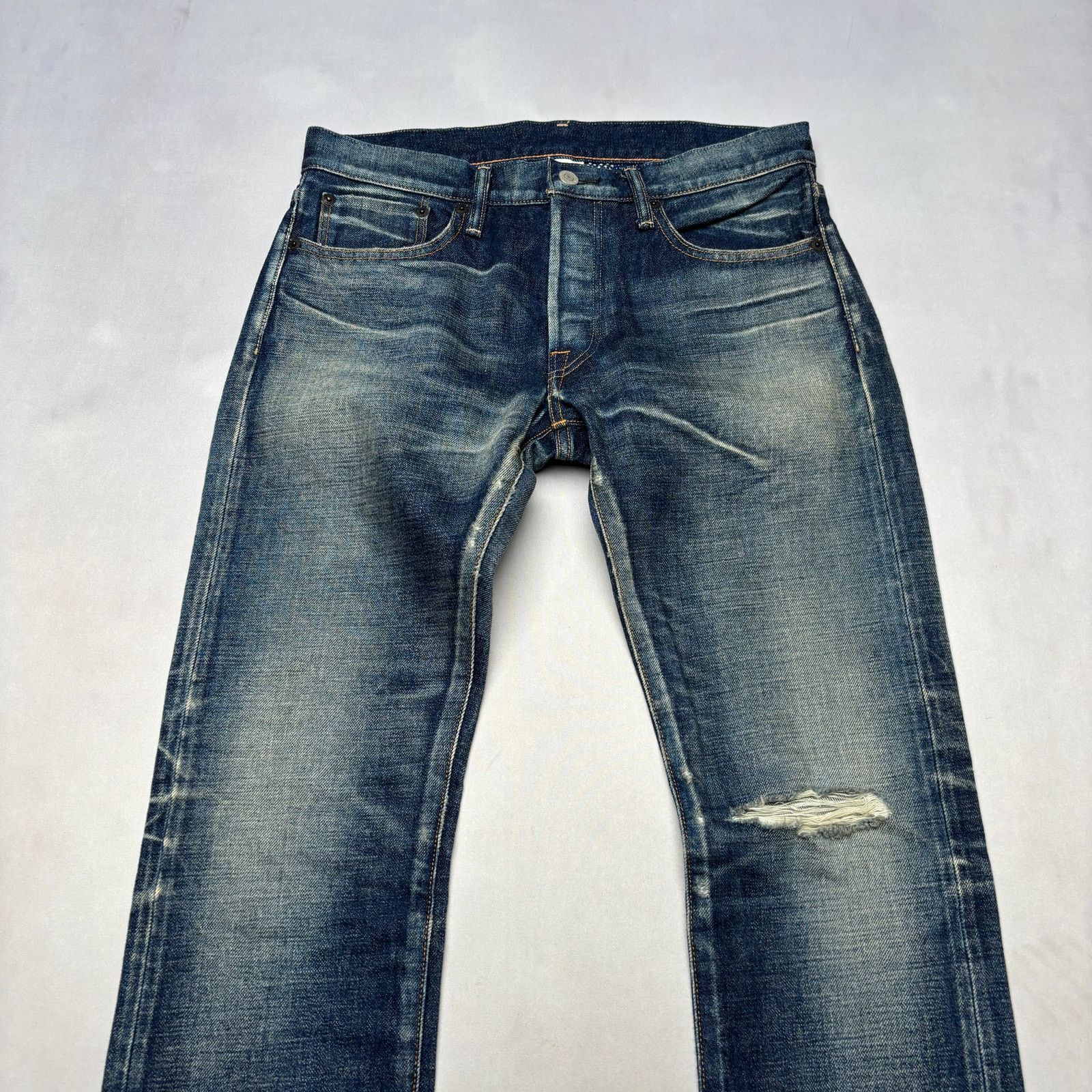 Fabric Brand & Co. Fabric Brand & Co Selvedge Denim Slim Fit Jeans Men's 30x33 Size US 30 / EU 46 - 2 Thumbnail