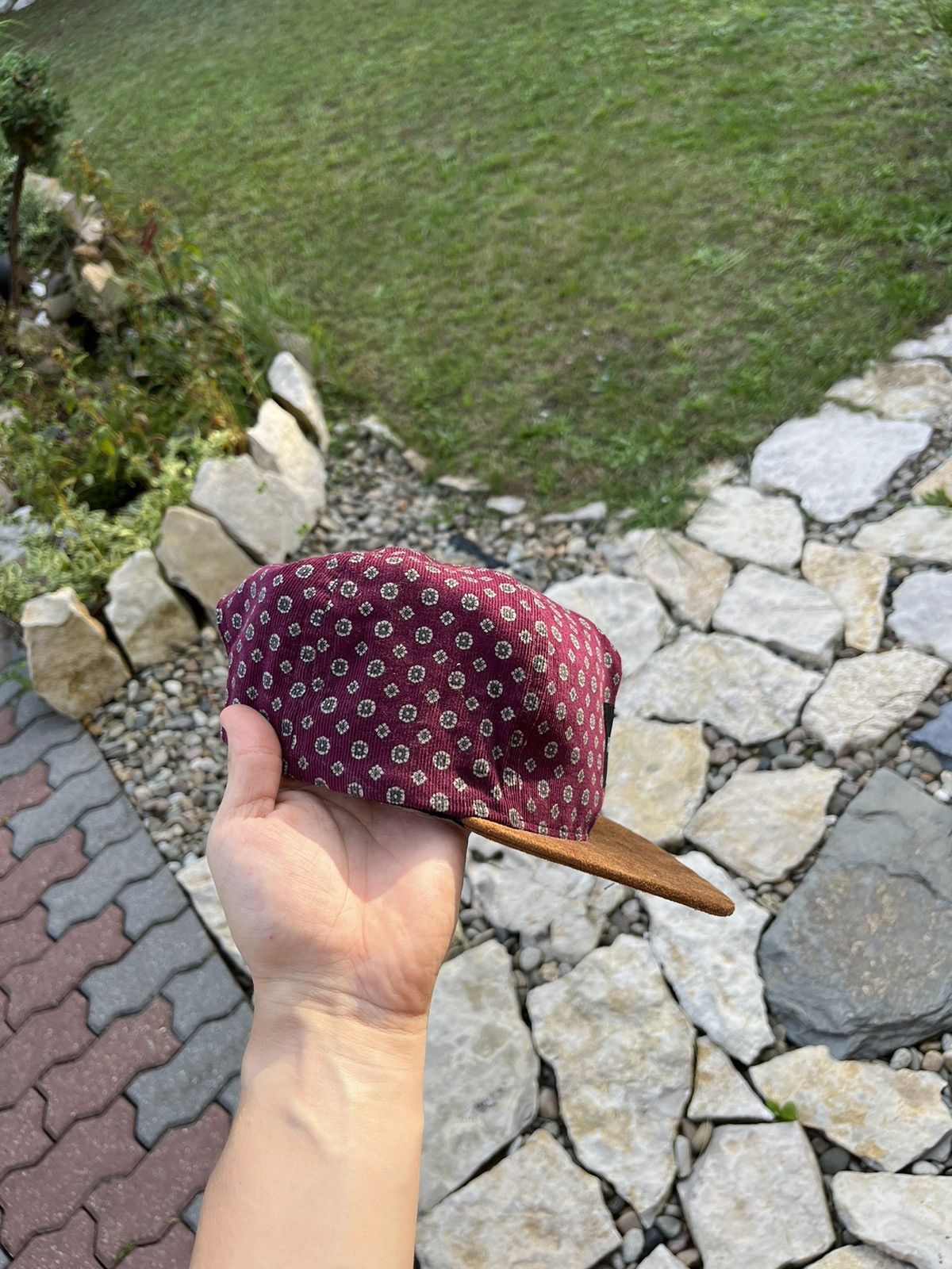 Huf × Vintage Vintage Huf flower snapback corduroy suede hat cap y2k retro Size ONE SIZE - 2 Thumbnail