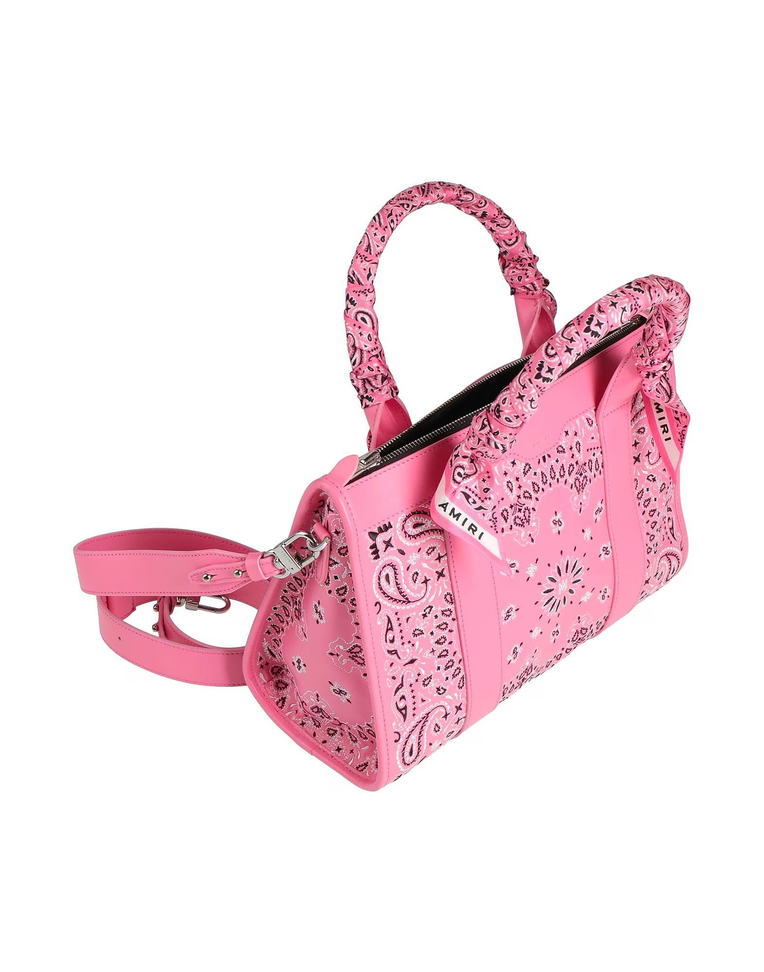 Amiri o1w1db11224 Size: OS / Micro Triangle Leather Tote Bag Pink Size ONE SIZE - 2 Thumbnail