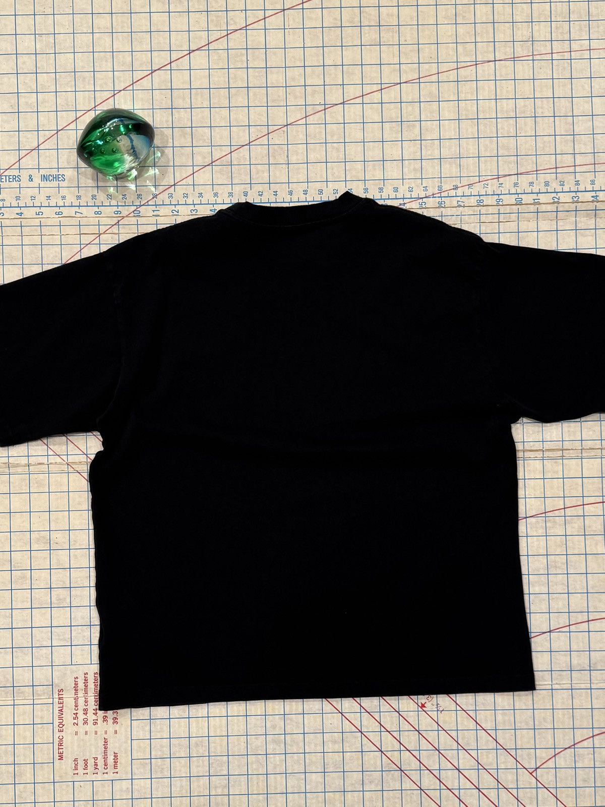 WE11DONE We11done Track Tee Black Heart Logo Fits Mens Large Black Size US L / EU 52-54 / 3 - 8 Thumbnail