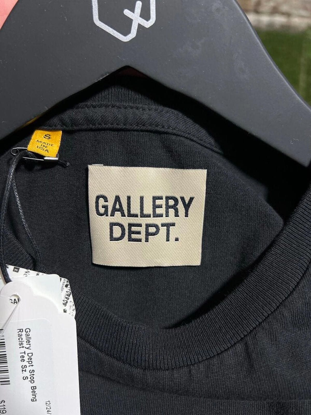 Gallery Dept. Gallery Dept Stop Being Racist Tee Sz. S Size ONE SIZE - 4 Thumbnail
