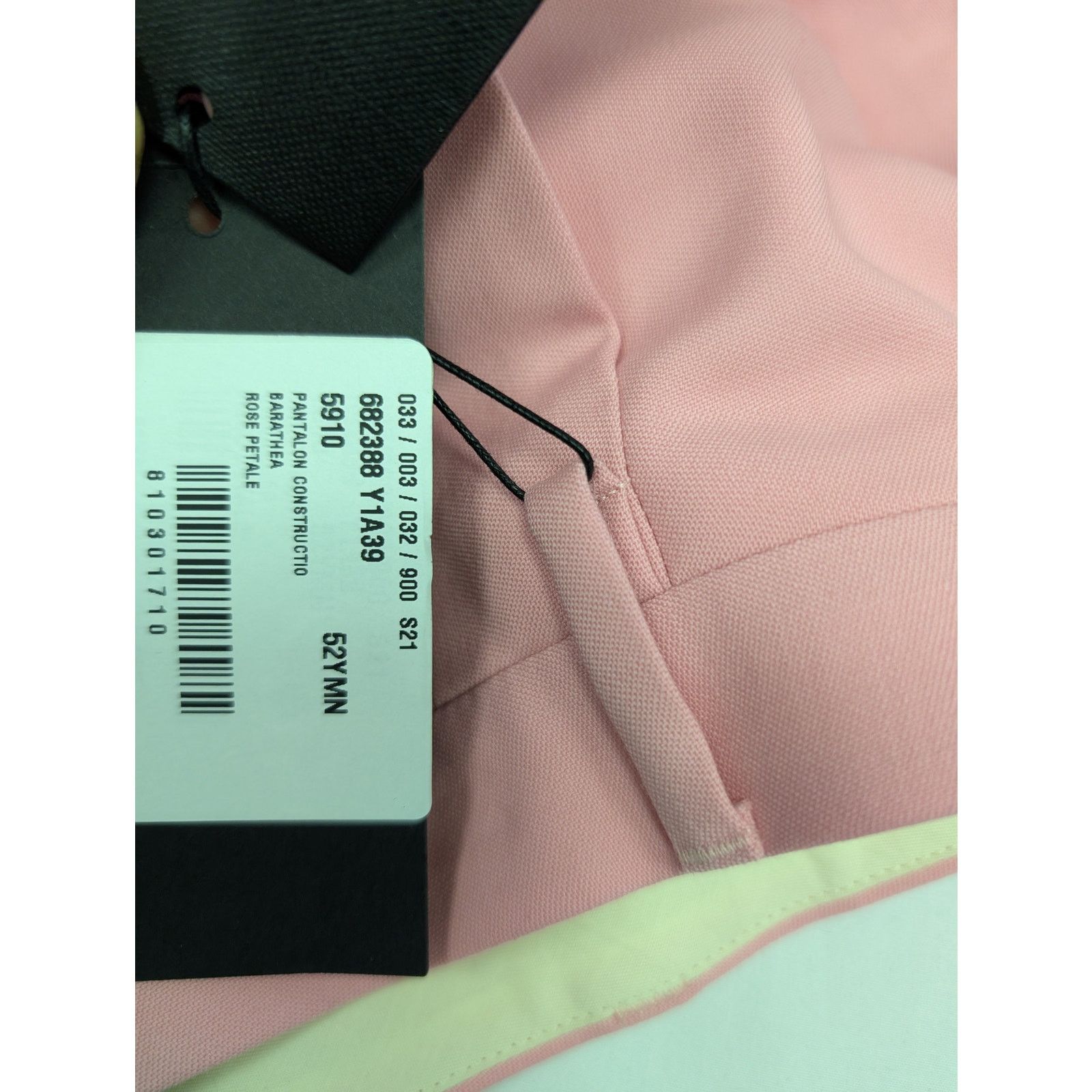 Saint Laurent Paris o1rshd1 Pantalon Constructed Barathea Pant Trouser in Rose Size US 36 / EU 52 - 20 Thumbnail