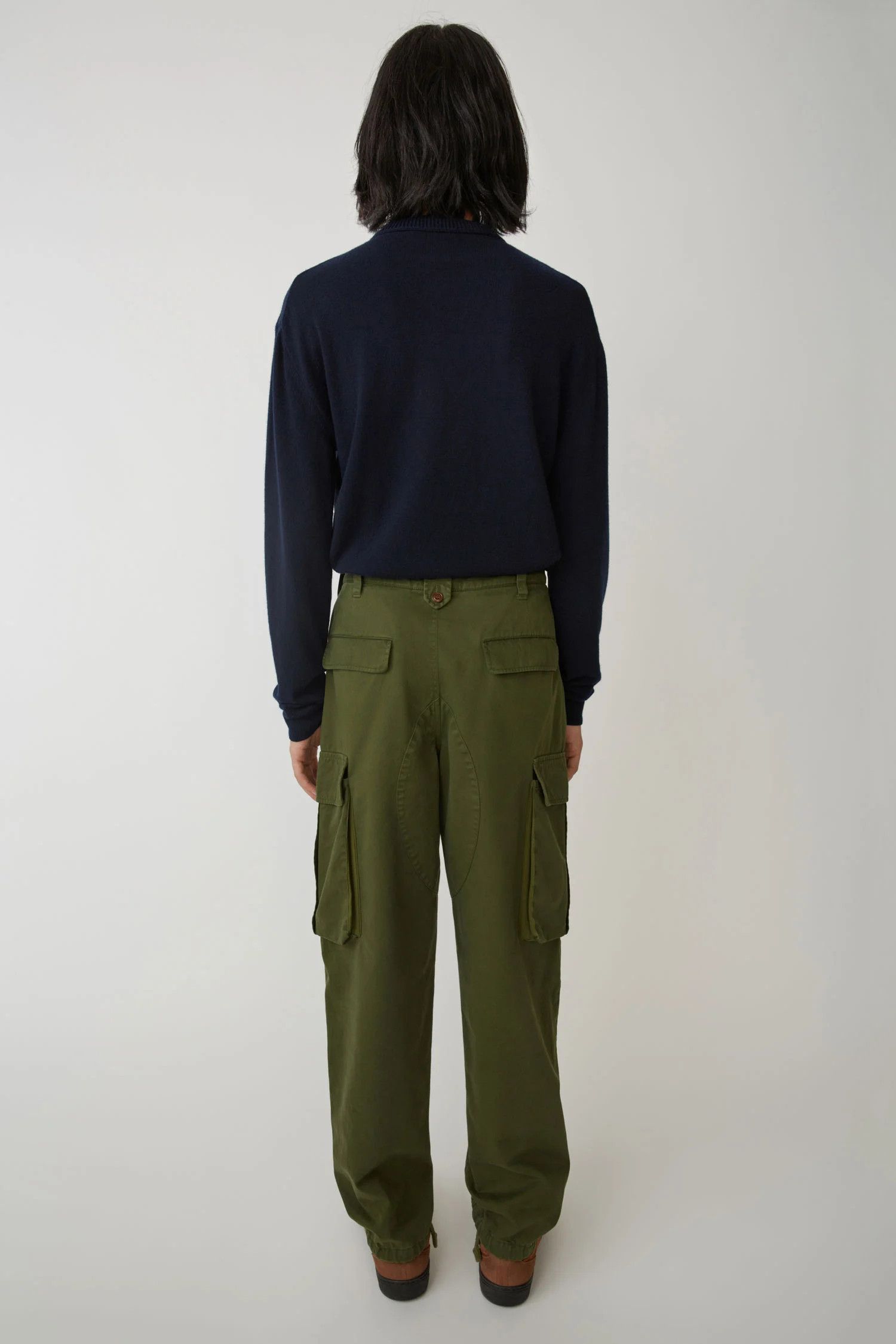 Acne Studios 46/S - Cargo Trousers - Navy Blue Size US 30 / EU 46 - 3 Thumbnail