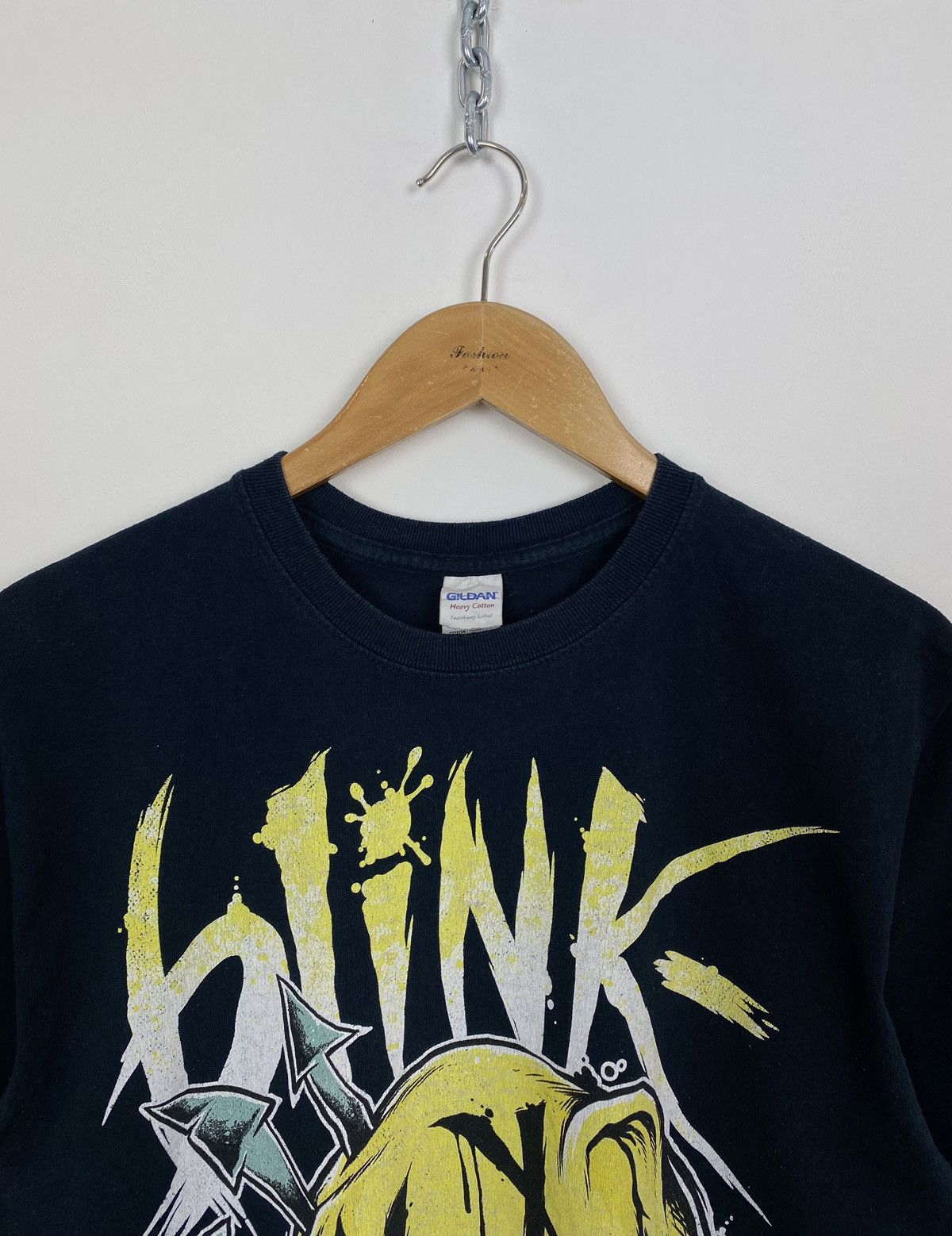Band Tees Blink-182 Rock Band Tee Graphic Black Top Print Short Sleeve Size US M / EU 48-50 / 2 - 2 Thumbnail