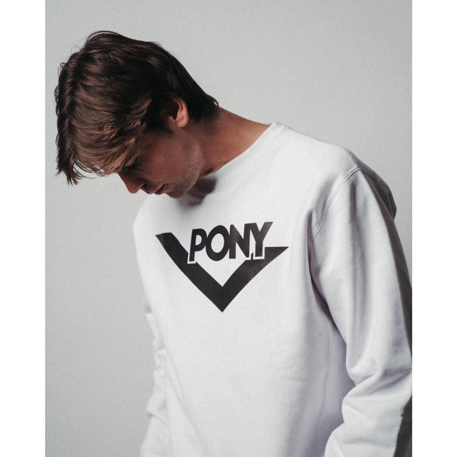 PONY Pony Classic LockUp White Crewneck - Size M - NEW Size US M / EU 48-50 / 2 - 2 Thumbnail