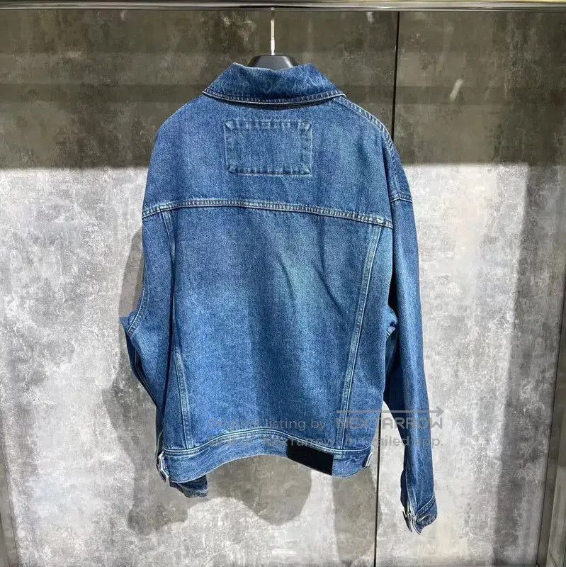 AMI AMI Blue Denim Men's Jacket . Size US XL / EU 56 / 4 - 2 Thumbnail