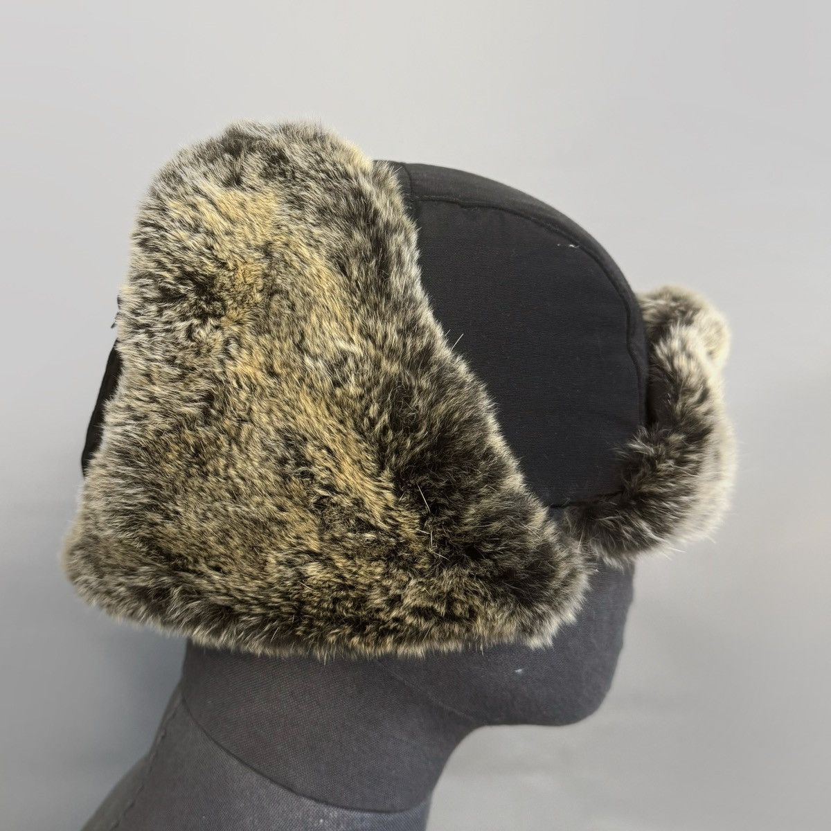 Woolrich Woolen Mills Woolrich Trapper Hat Rabbit Fur Trim Ushanka Y2K Size ONE SIZE - 4 Thumbnail