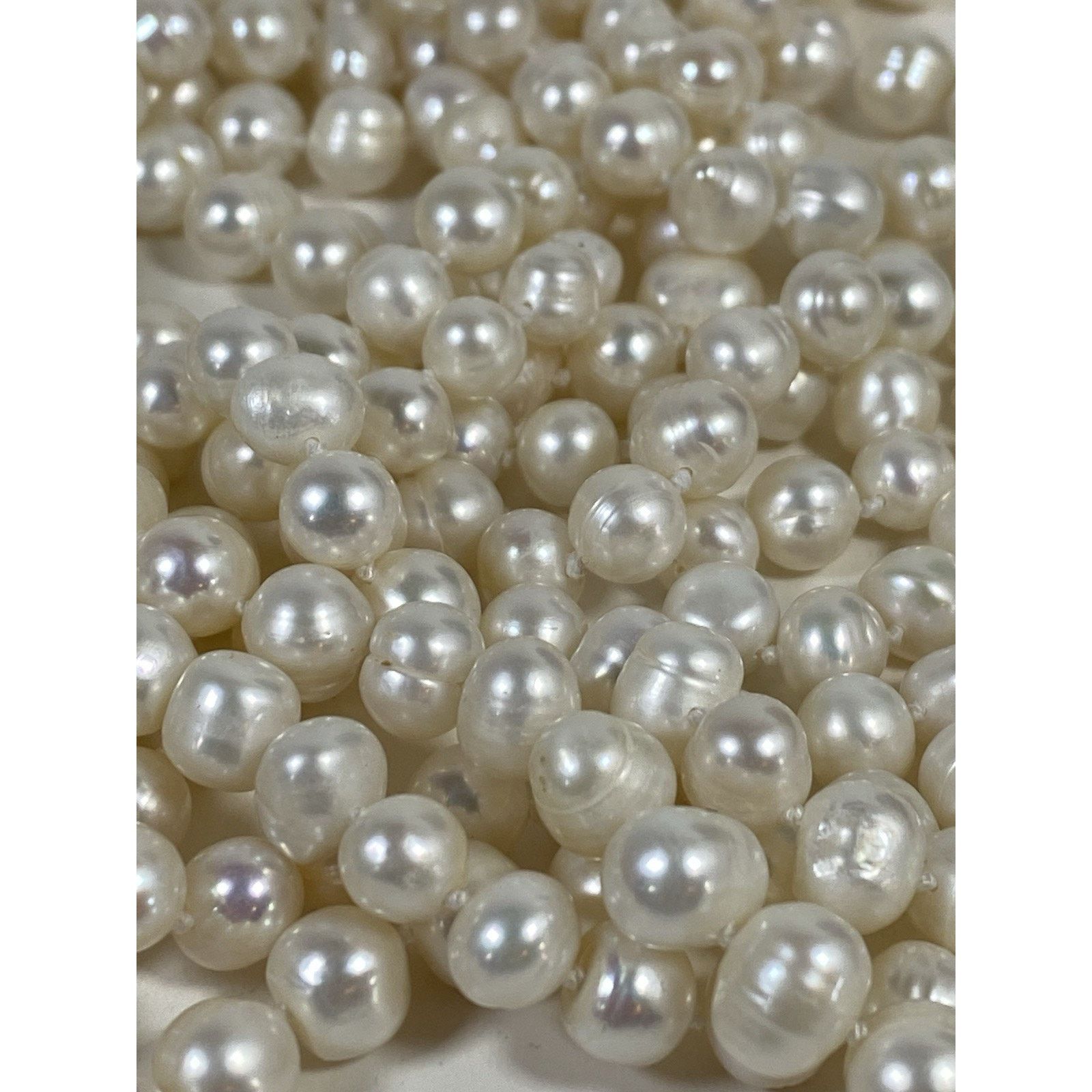 Other 14ft freshwater pearls, near-round/baroque, light blemish Size ONE SIZE - 12 Thumbnail