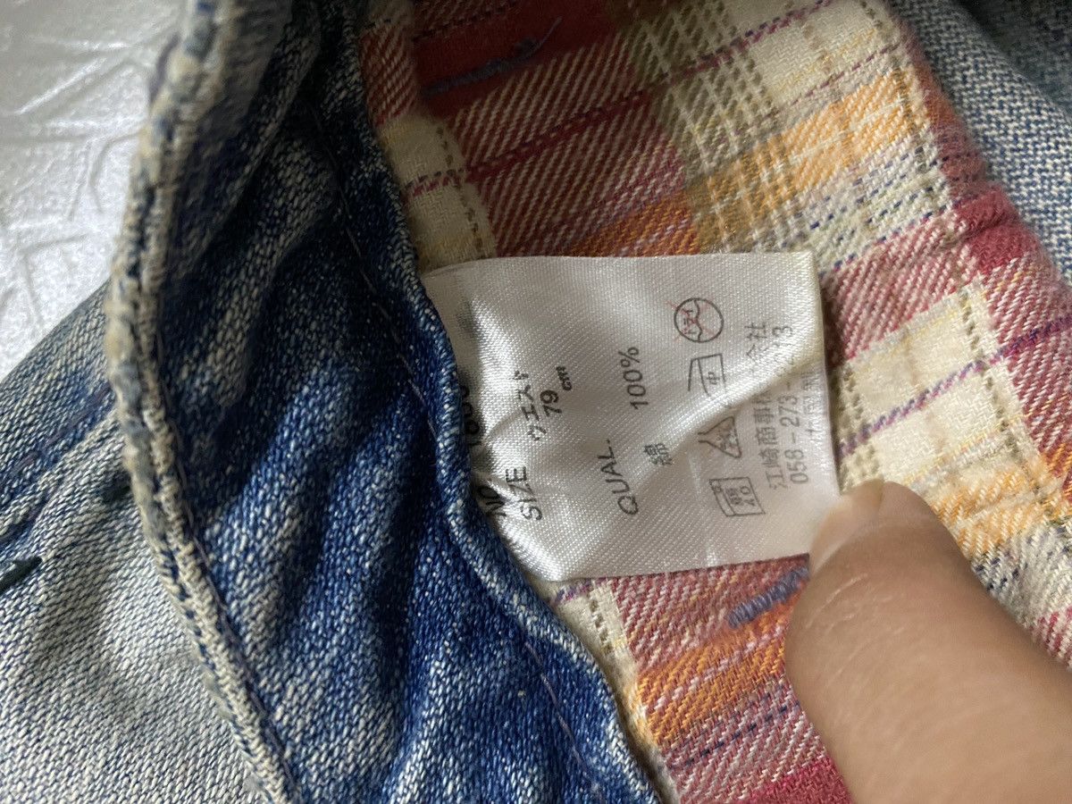If Six Was Nine × Japanese Brand × Tornado Mart 2000's ' No Id ' Japanese Flared Boro Jeans Size US 29 - 14 Thumbnail