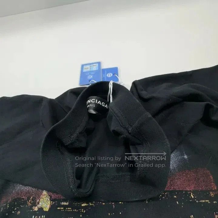 Balenciaga Balenciaga Night Paris Graphic Short Sleeve T. Size US S / EU 44-46 / 1 - 2 Thumbnail